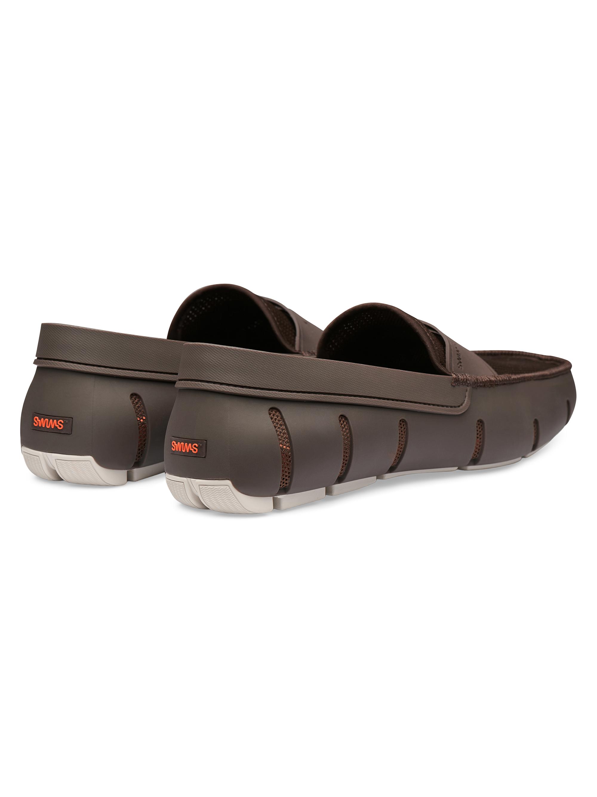 Swims Men's Mesh & Rubber Penny Loafers - Espresso Mist | Thumbnail 3