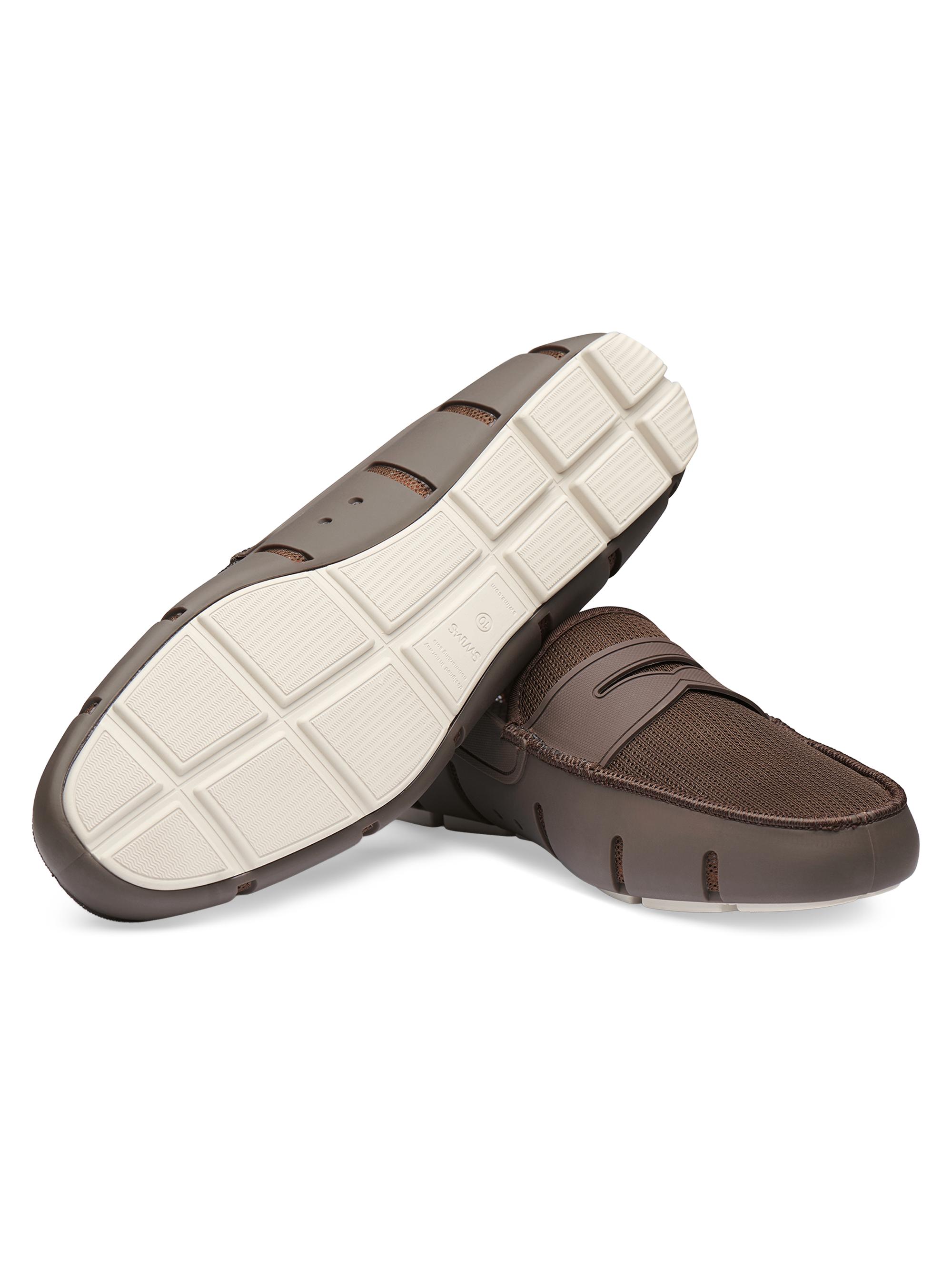 Swims Men's Mesh & Rubber Penny Loafers - Espresso Mist | Thumbnail 4