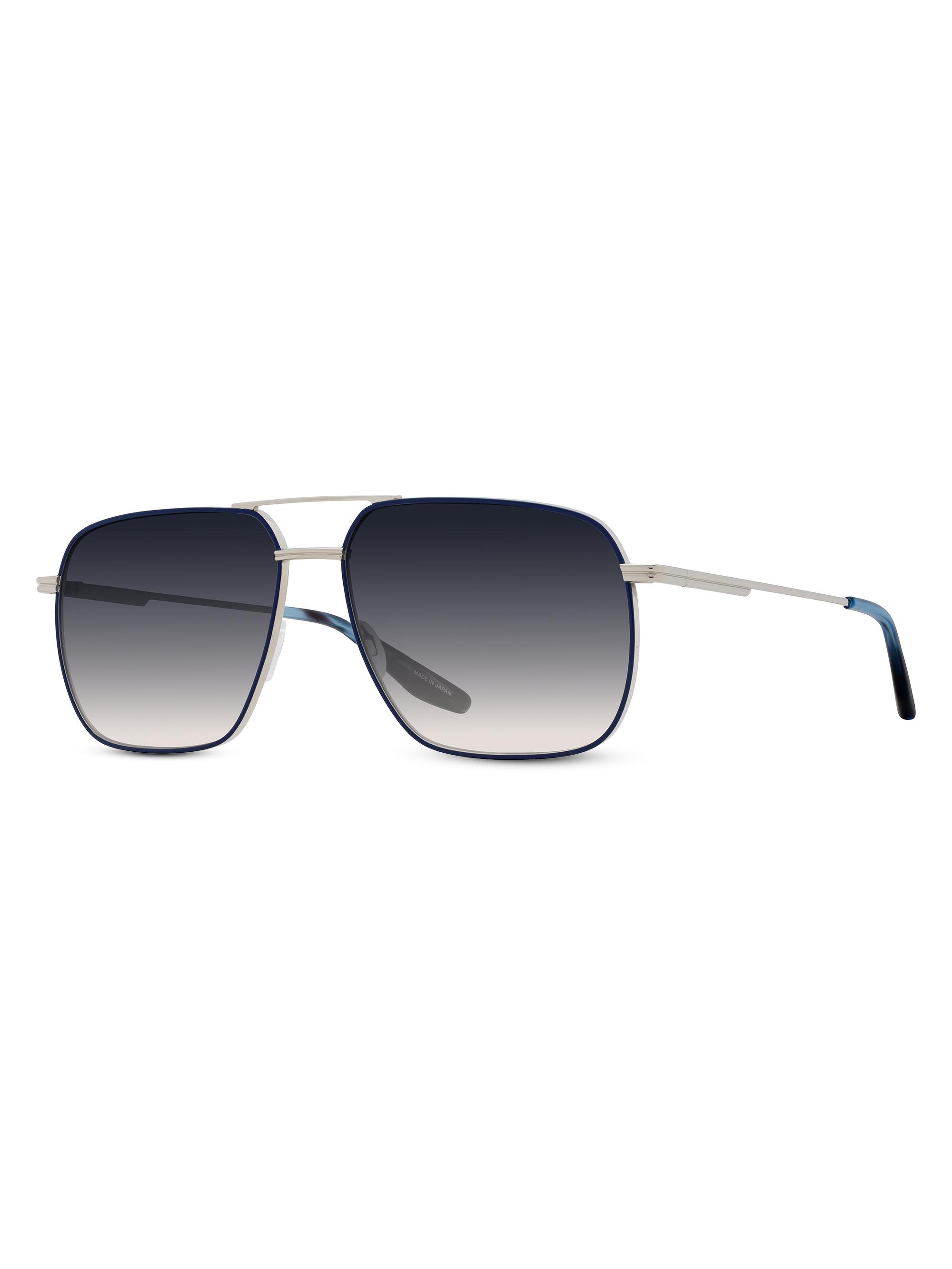Barton Perreira Men's Royale 61MM Aviator Sunglasses - Silver