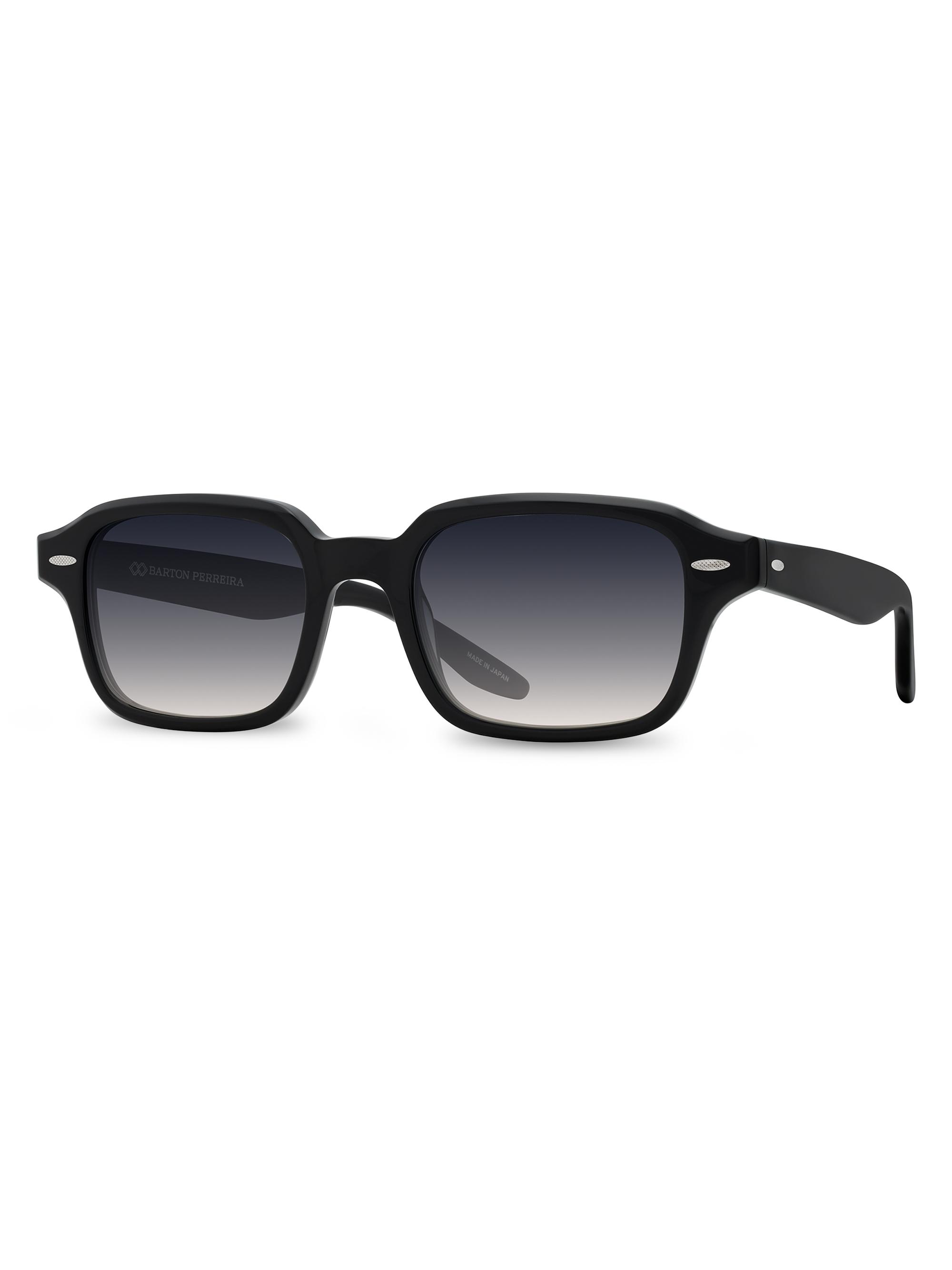 Barton Perreira Men's Remi 51MM Rectangular Sunglasses - Black