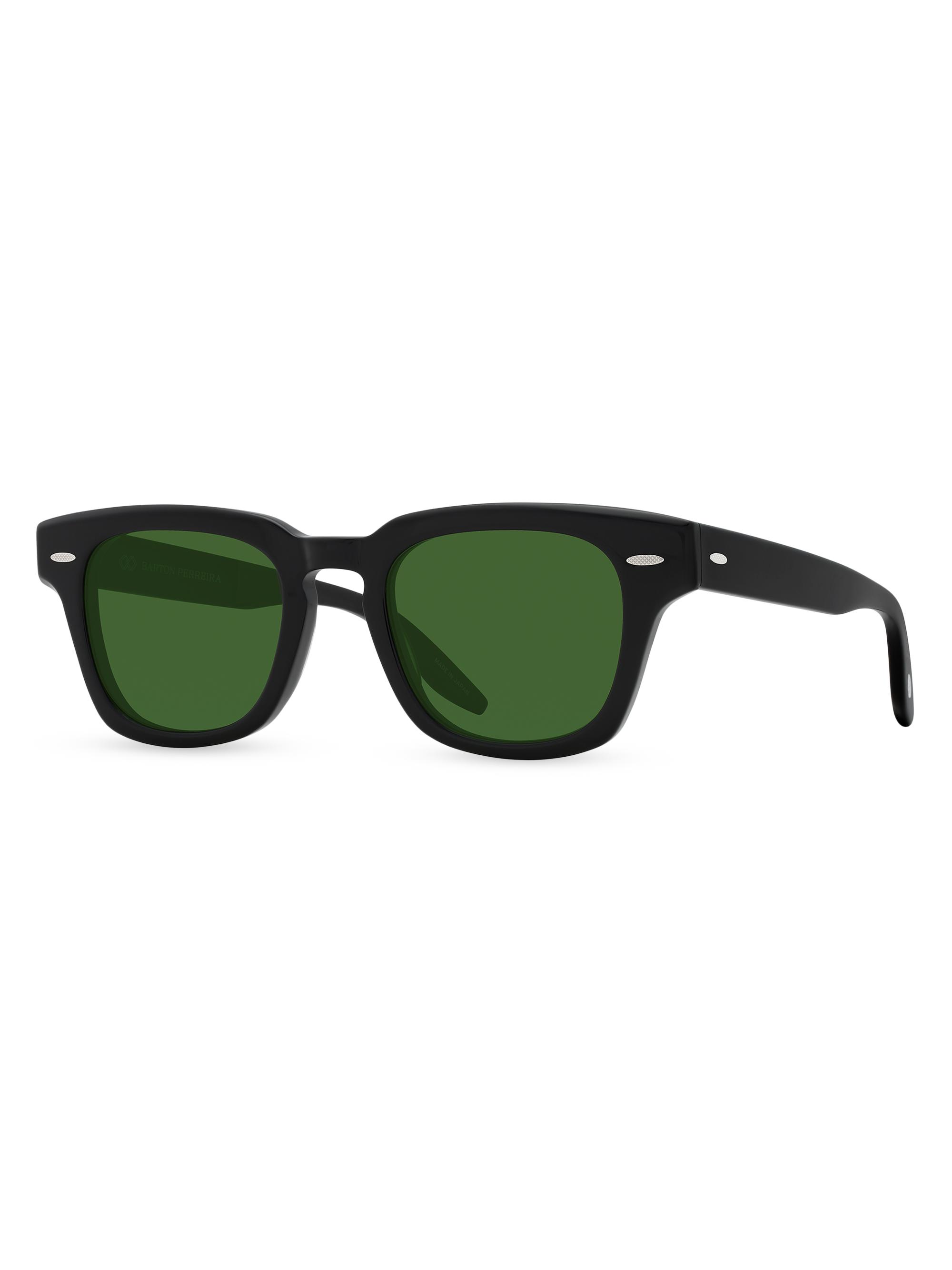 Barton Perreira Men's Frederick 47MM Rectangular Sunglasses - Clear Green