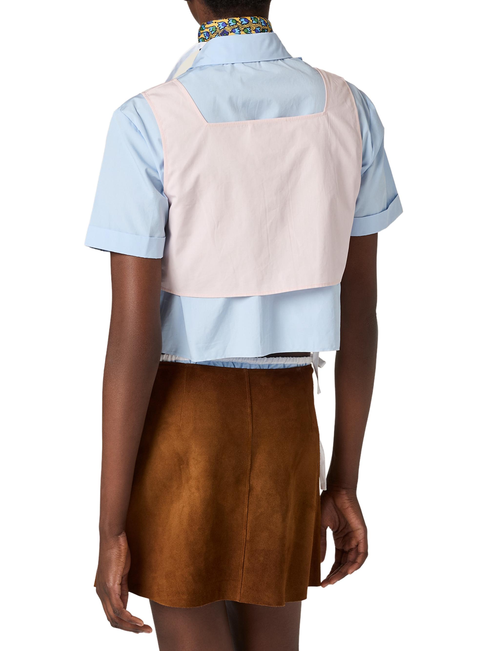 Miu Miu Poplin Crop Top | Saks Fifth Avenue