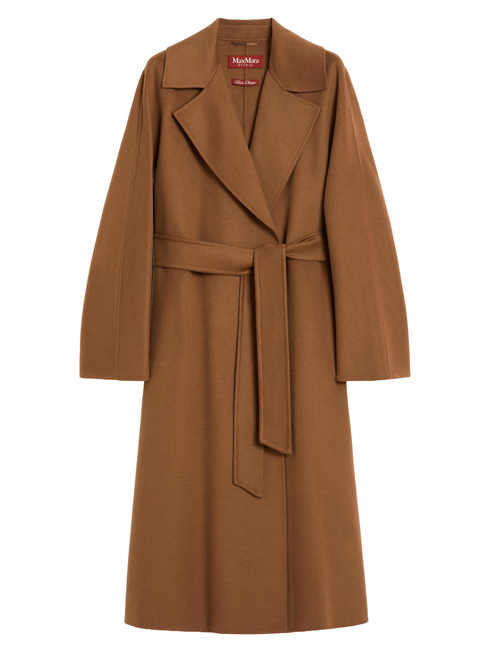 Max Mara Women's Wool Cashmere and Silk Coat - Camel