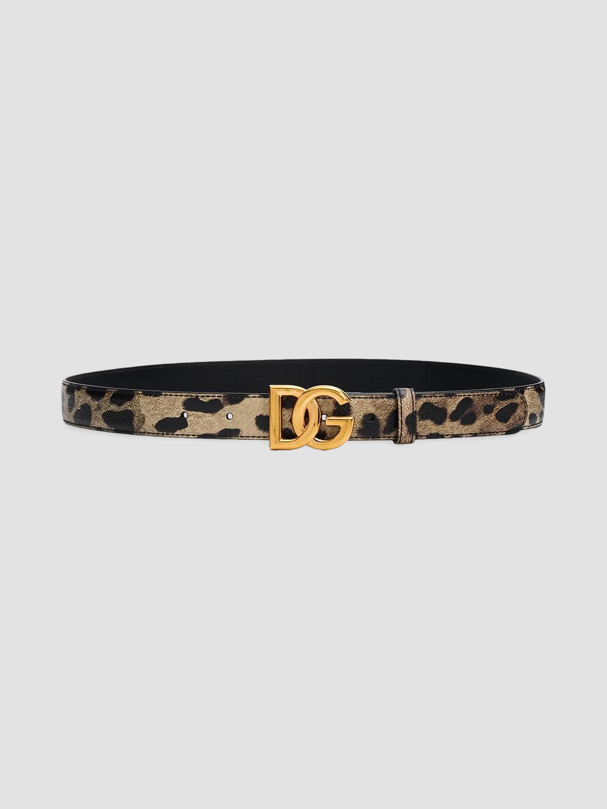 Dolce&Gabbana DG Logo Leather Belt | Saks Fifth Avenue
