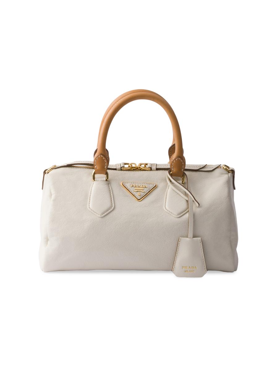 Prada Small Leather Top-Handle Bag | Saks Fifth Avenue