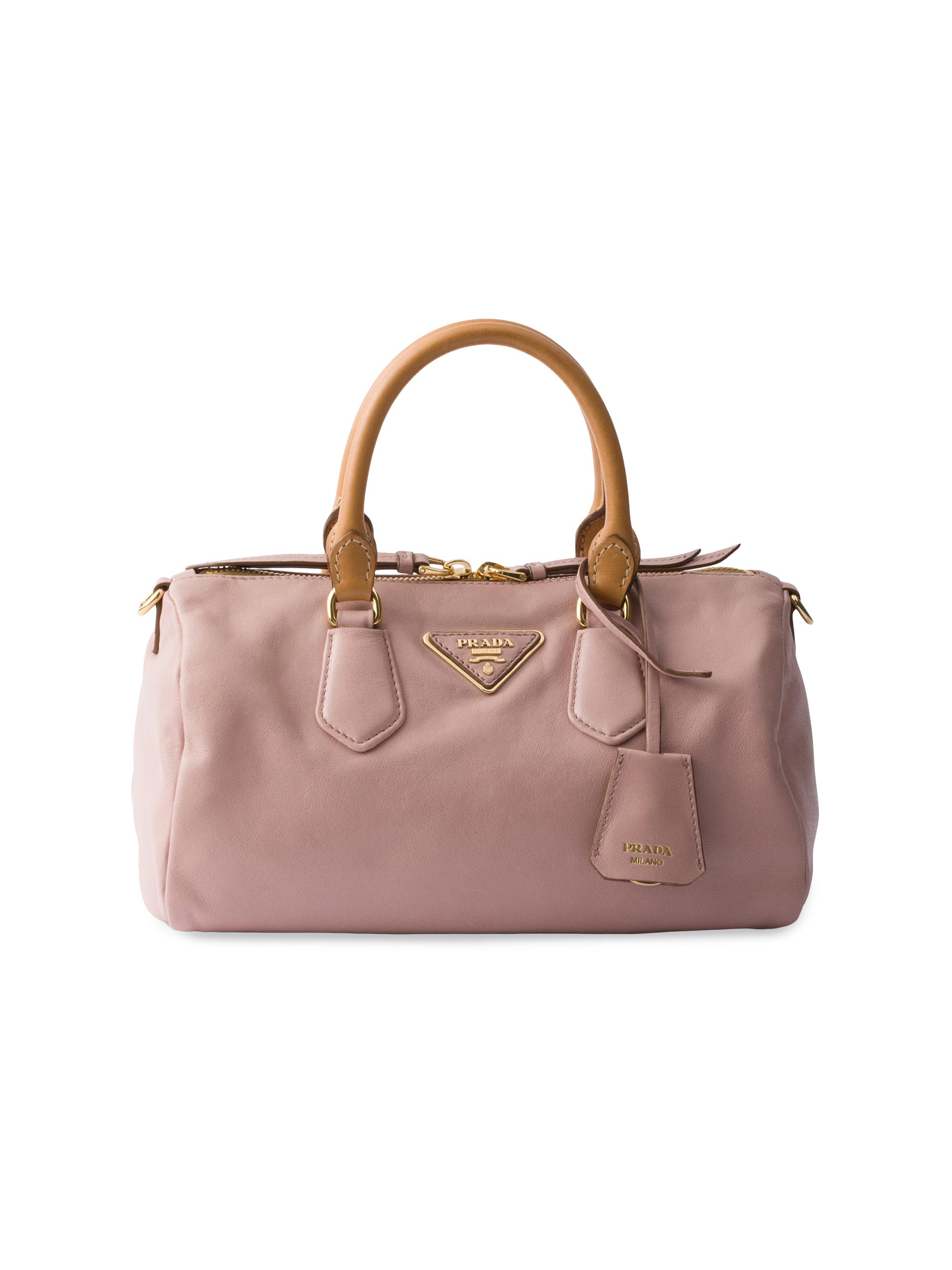 Prada Small Leather Top-Handle Bag | Saks Fifth Avenue