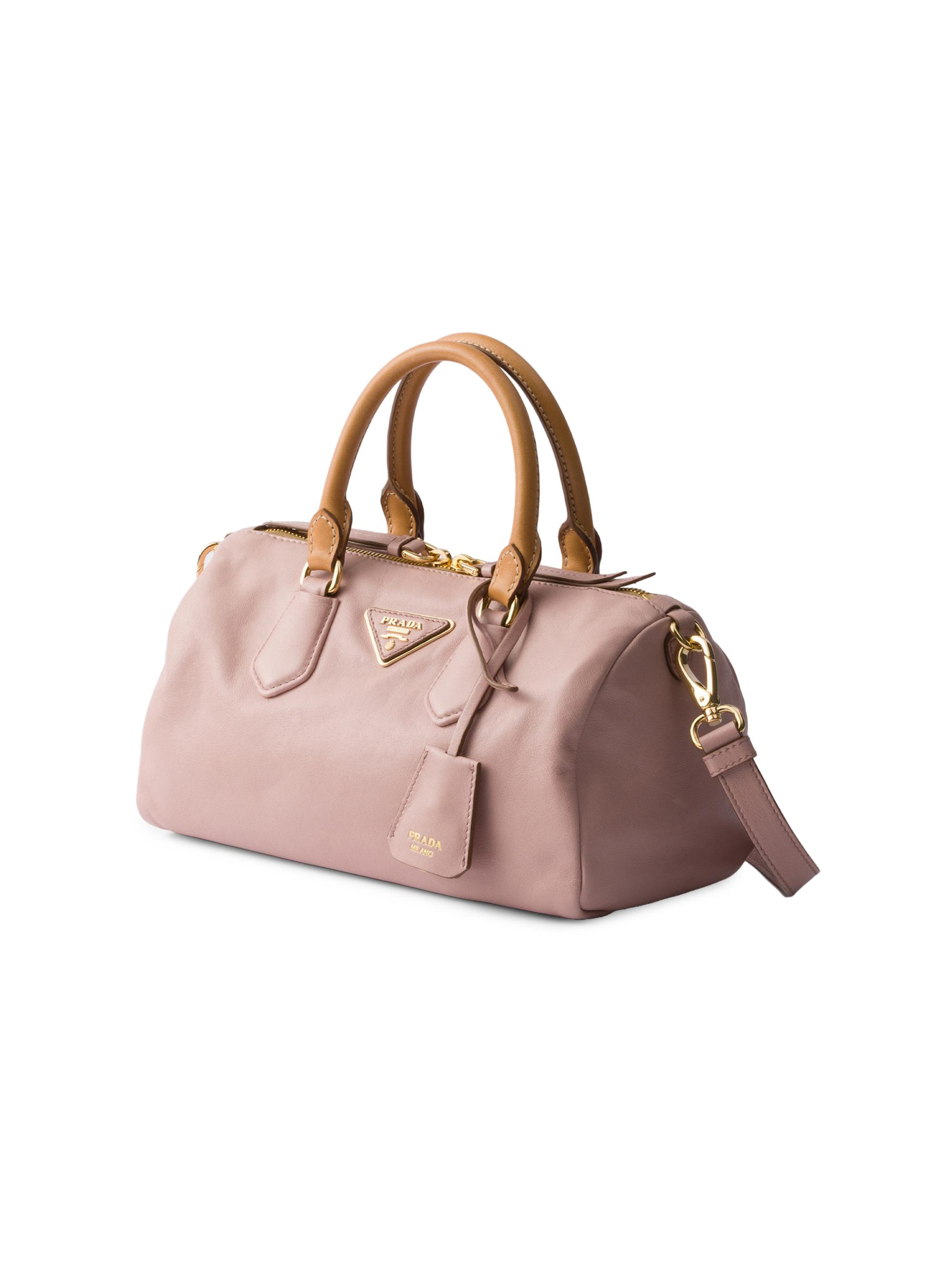 Prada Small Leather Top-Handle Bag | Saks Fifth Avenue