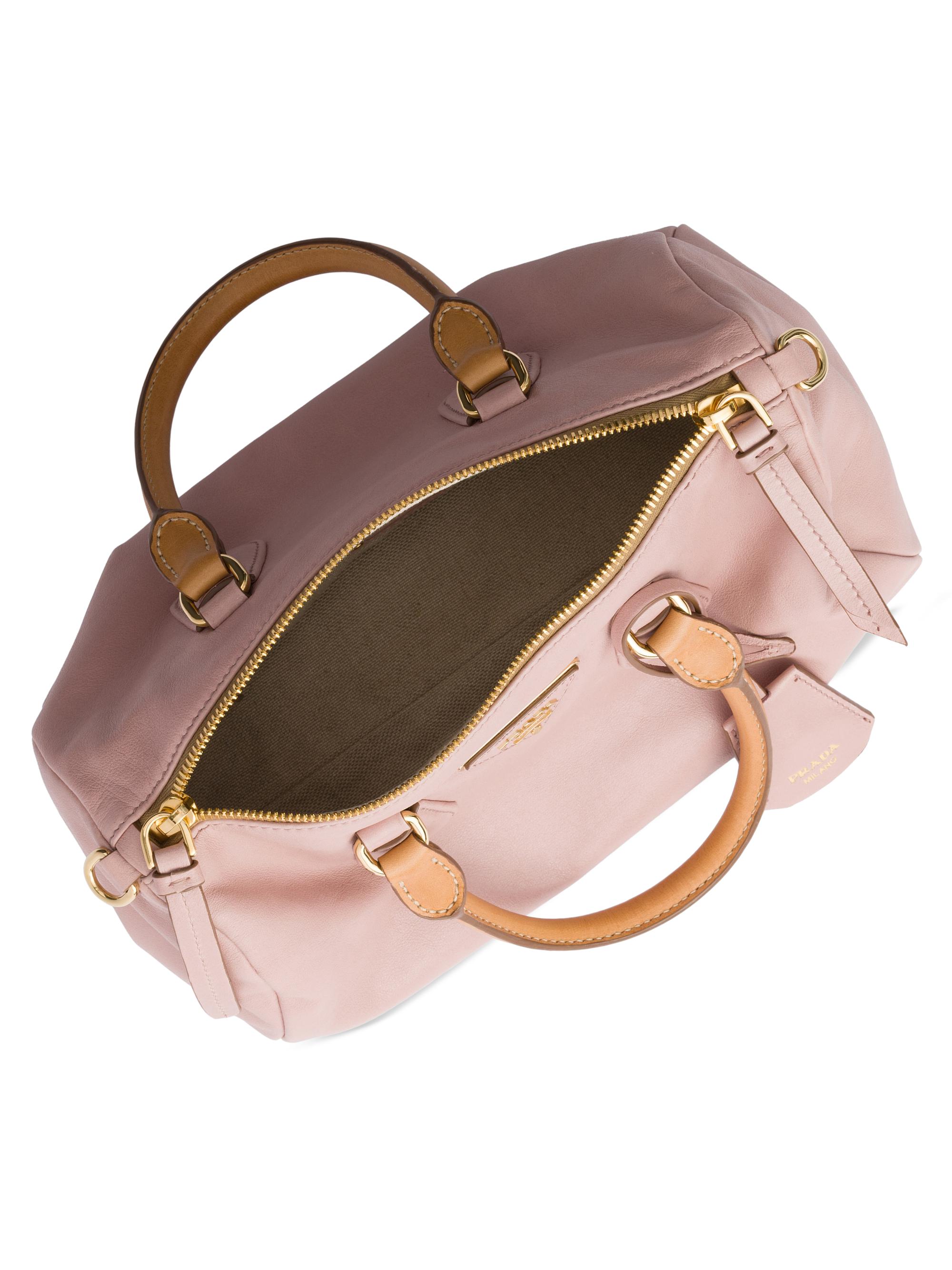 Prada Small Leather Top-Handle Bag | Saks Fifth Avenue