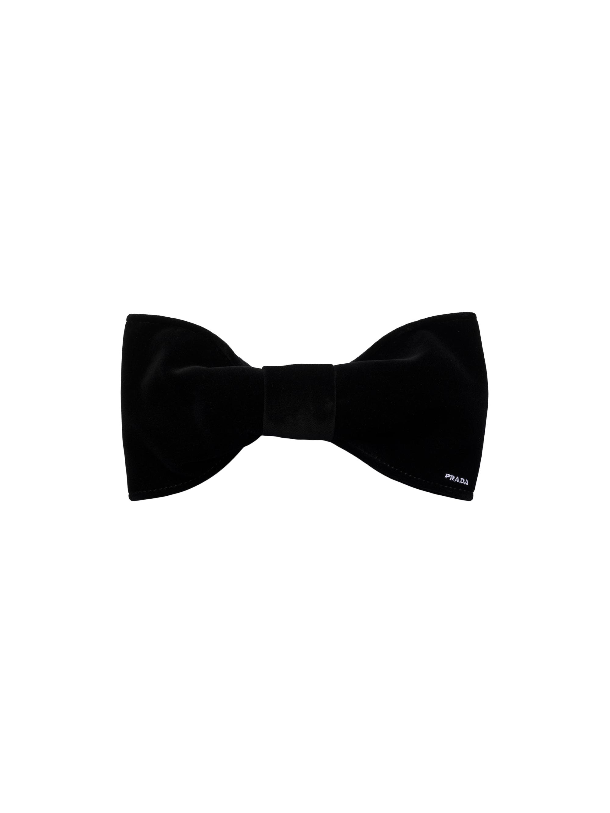 Prada Women's Velvet Hair Clip - Black