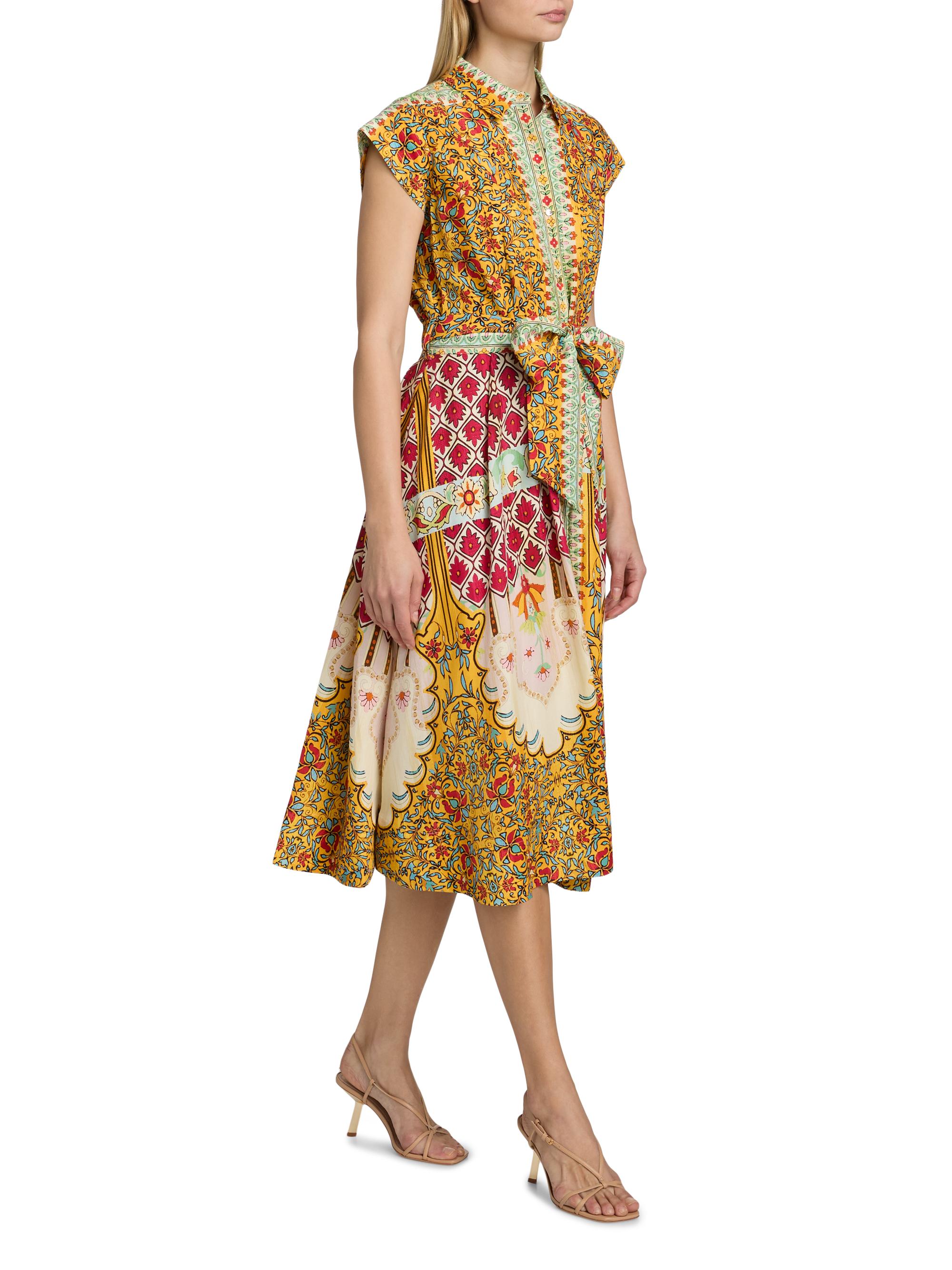Elie Tahari Women's The Fran Baroque Midi Shirtdress - Baroque Print | Thumbnail 4