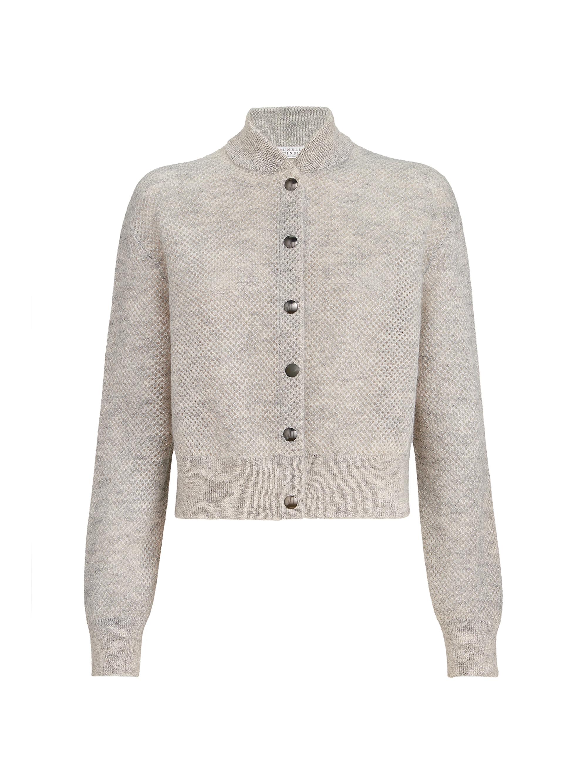 Alexander Wang Hotfix Crystal Crop Cardigan | Saks Fifth Avenue