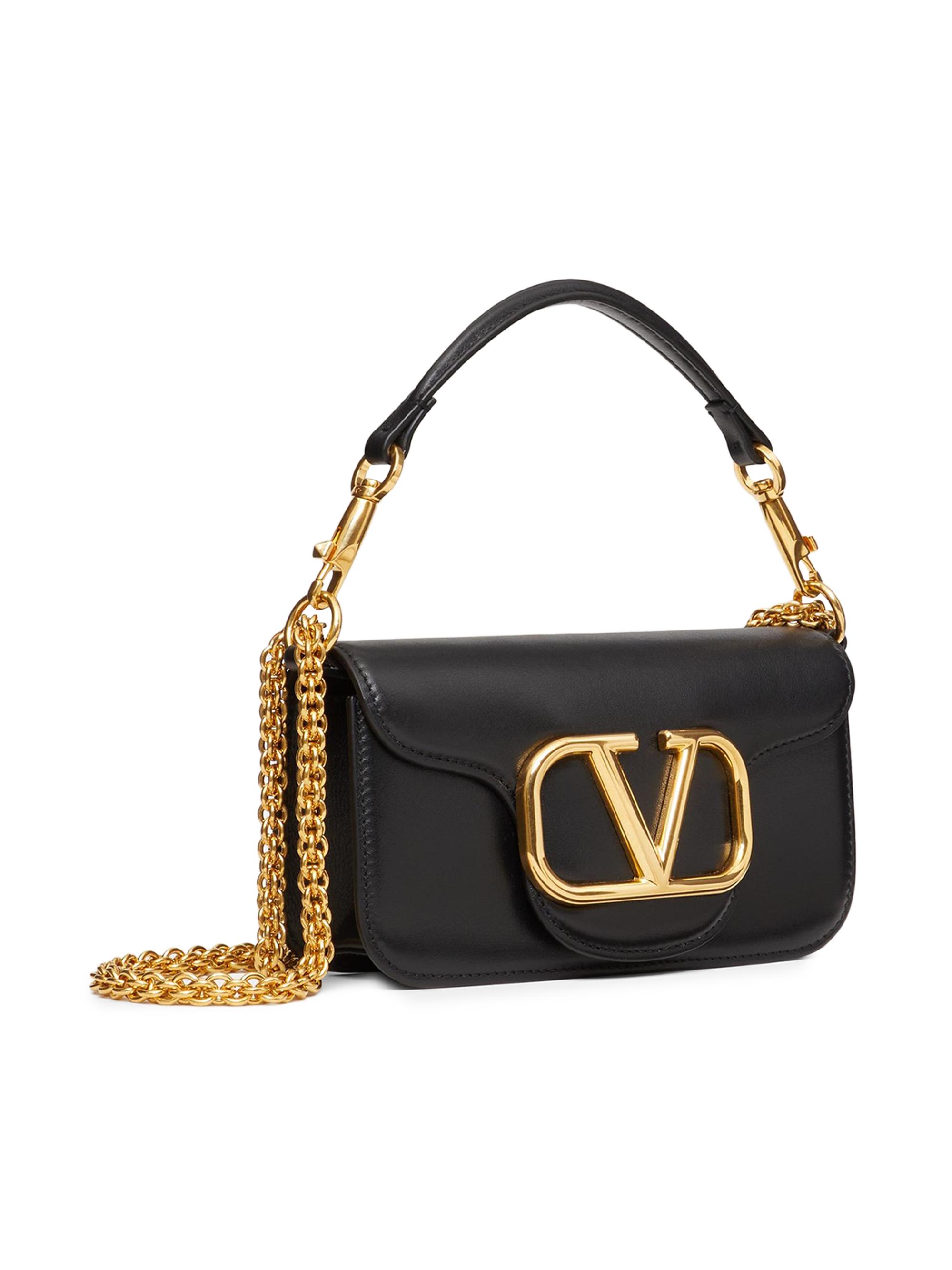 Valentino Garavani Locò Small Shoulder Bag in Calfskin | Saks