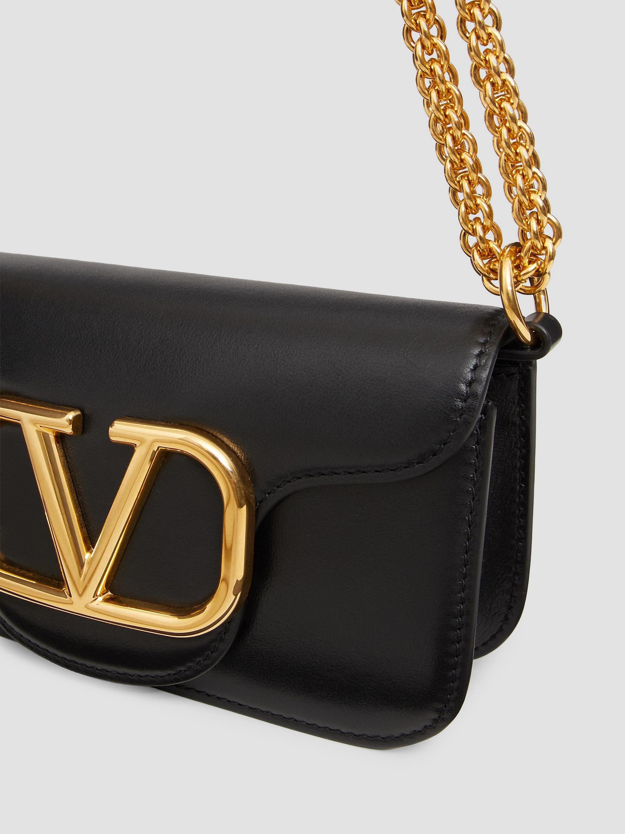 Valentino Garavani Locò Small Shoulder Bag in Calfskin | Saks