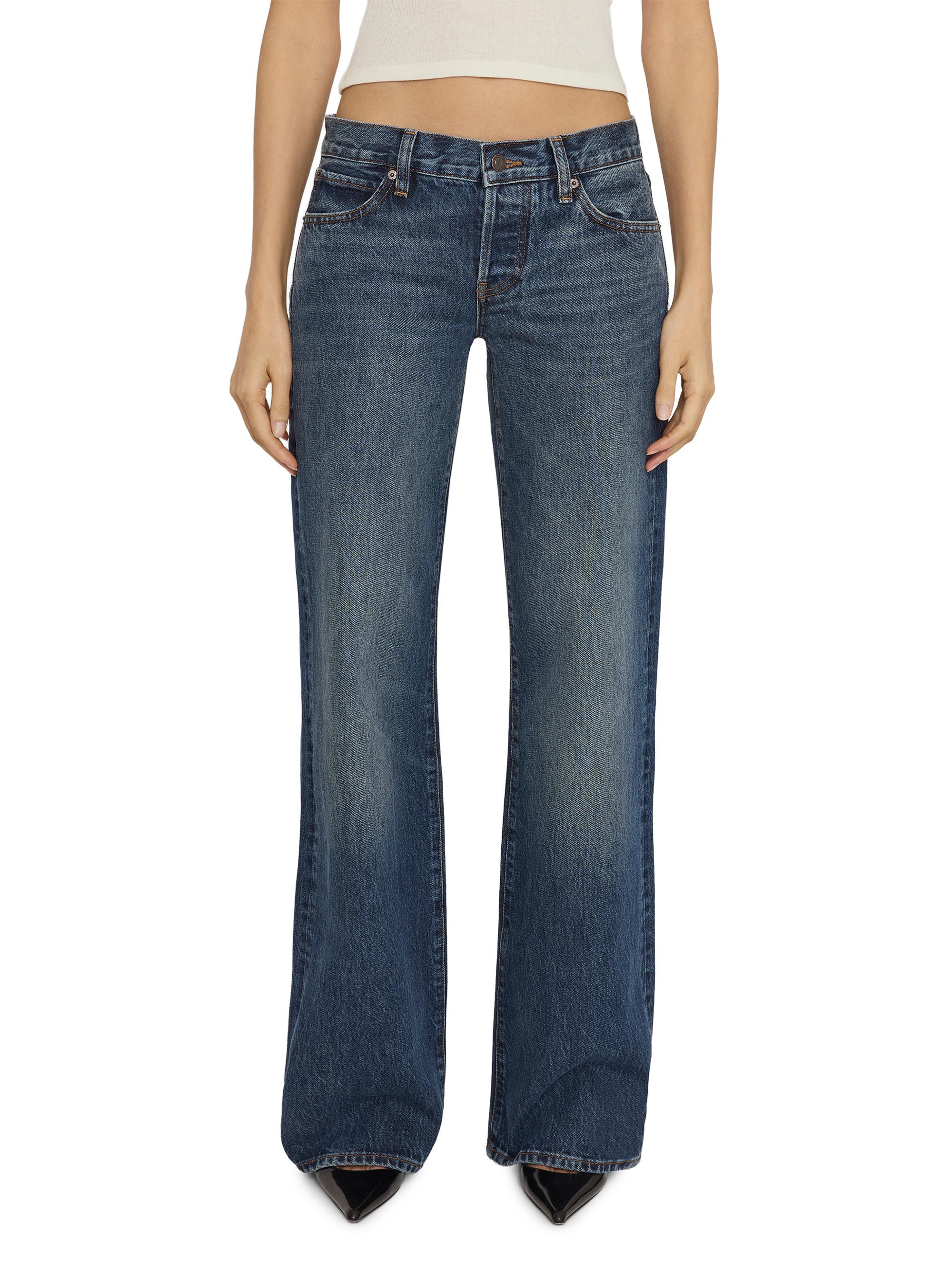 FRAME Women's The Pixie Gray Slim Jeans - Tolerate | Thumbnail 8
