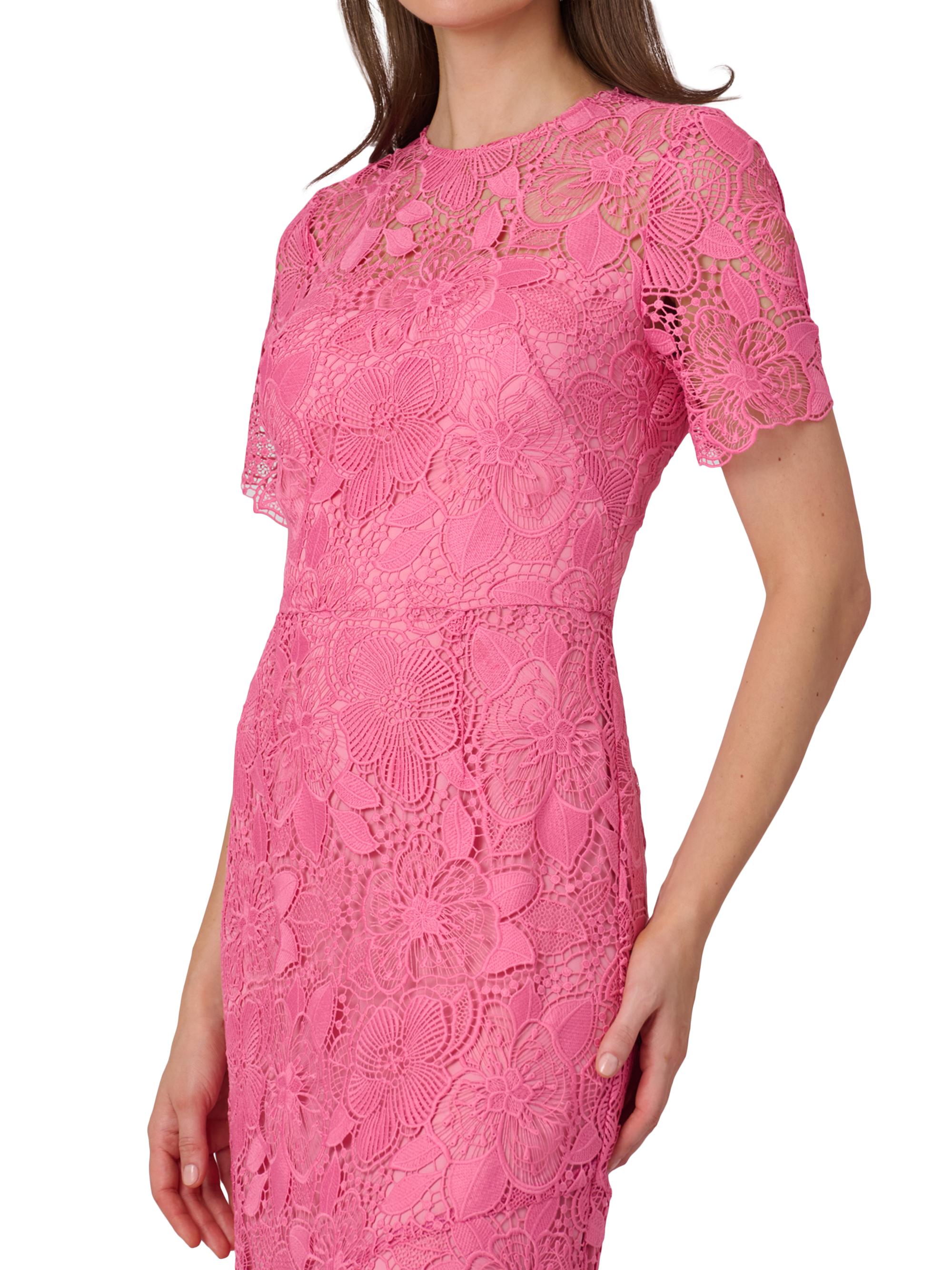 Shoshanna Women's Ellie Lace A-Line Gown - Fuchsia | Thumbnail 4