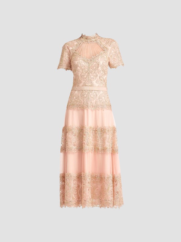 tadashi shoji evening dress CHU25415L Long Blouson Pleated Formal The Dress Outlet Each garment is crafted with expert techniques and luxurious fabrics to ensure both glamour and comfort Tadashi Shoji CFC24324L - Pleated