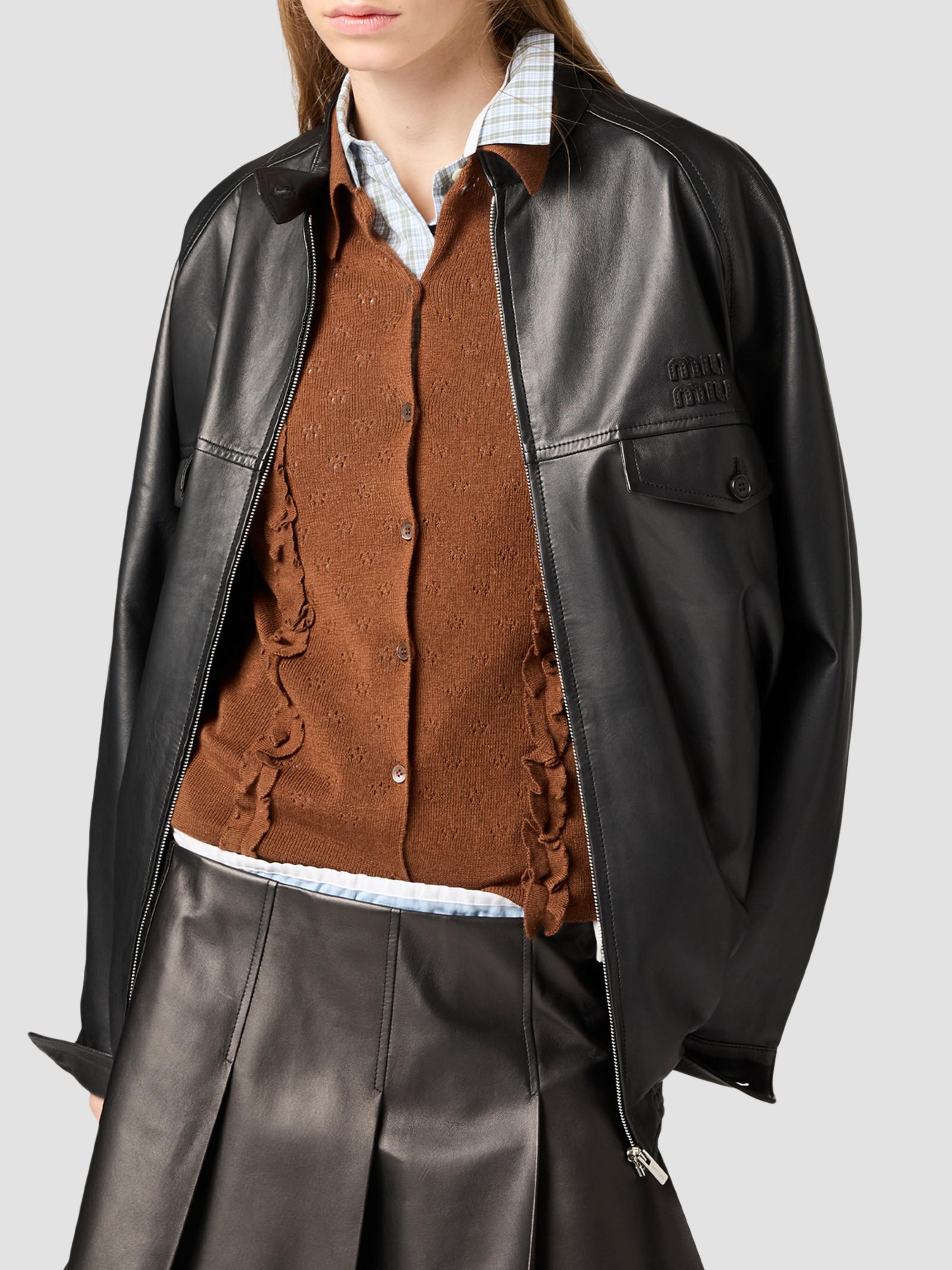 Miu Miu Cashmere and Silk Cardigan | Saks Fifth Avenue