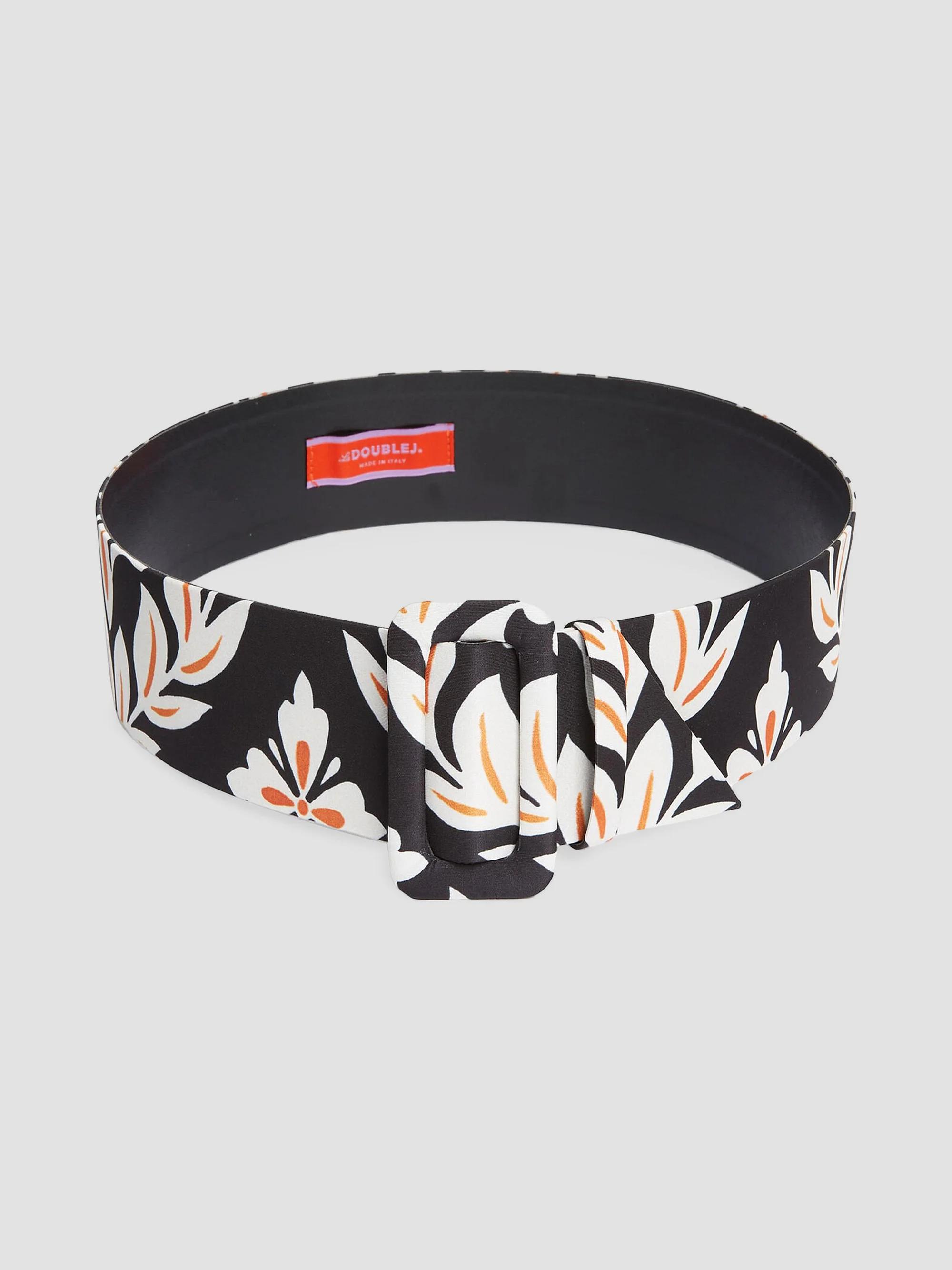 La DoubleJ Women's Medium Belt - Ghirlanda Black - Size Small