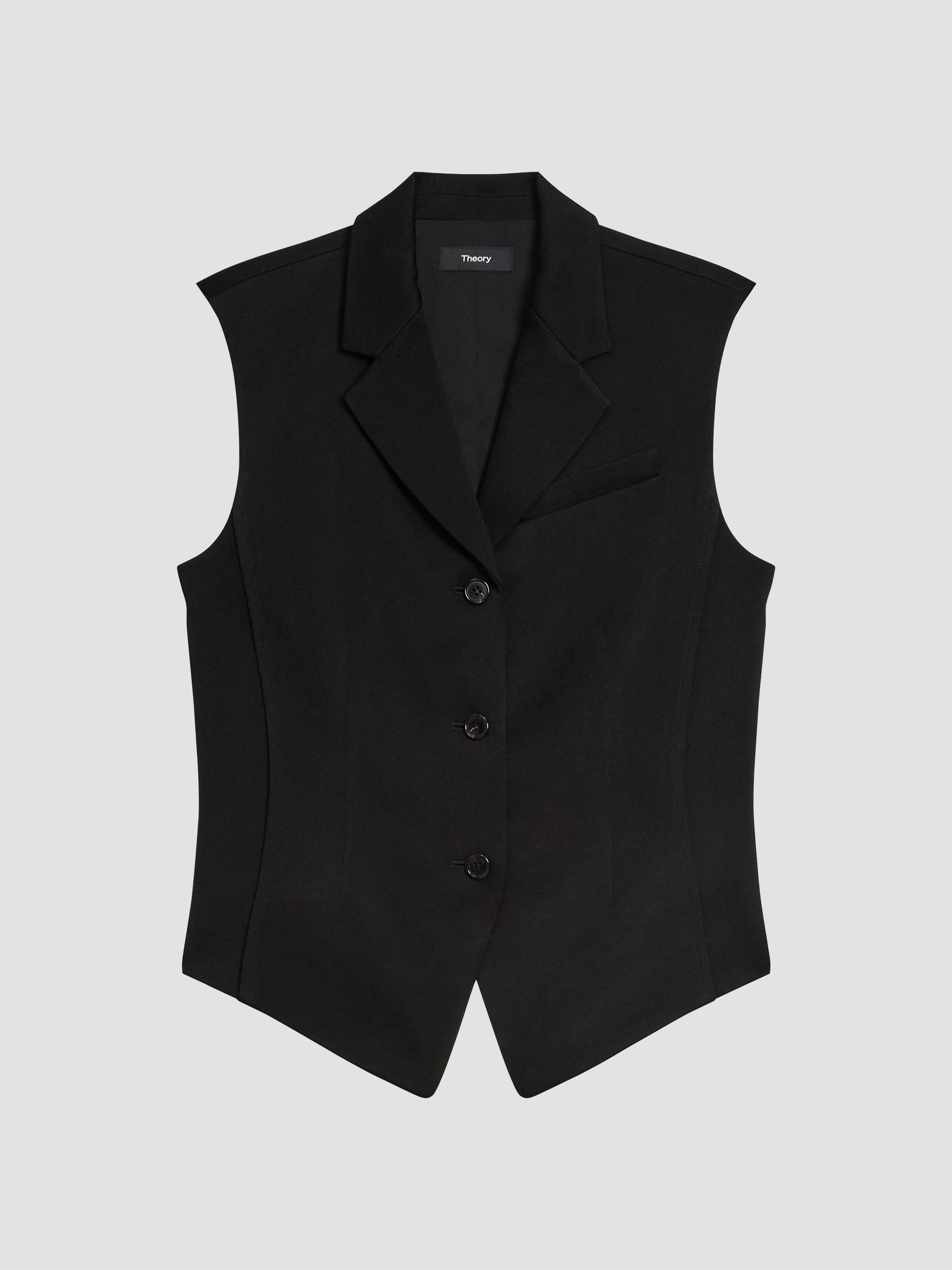 【24SS】セオリー ベスト ジレ NEW WAISTCOAT BN 人気 Theory New Waistcoat Wool Vest | Saks Fifth Avenue