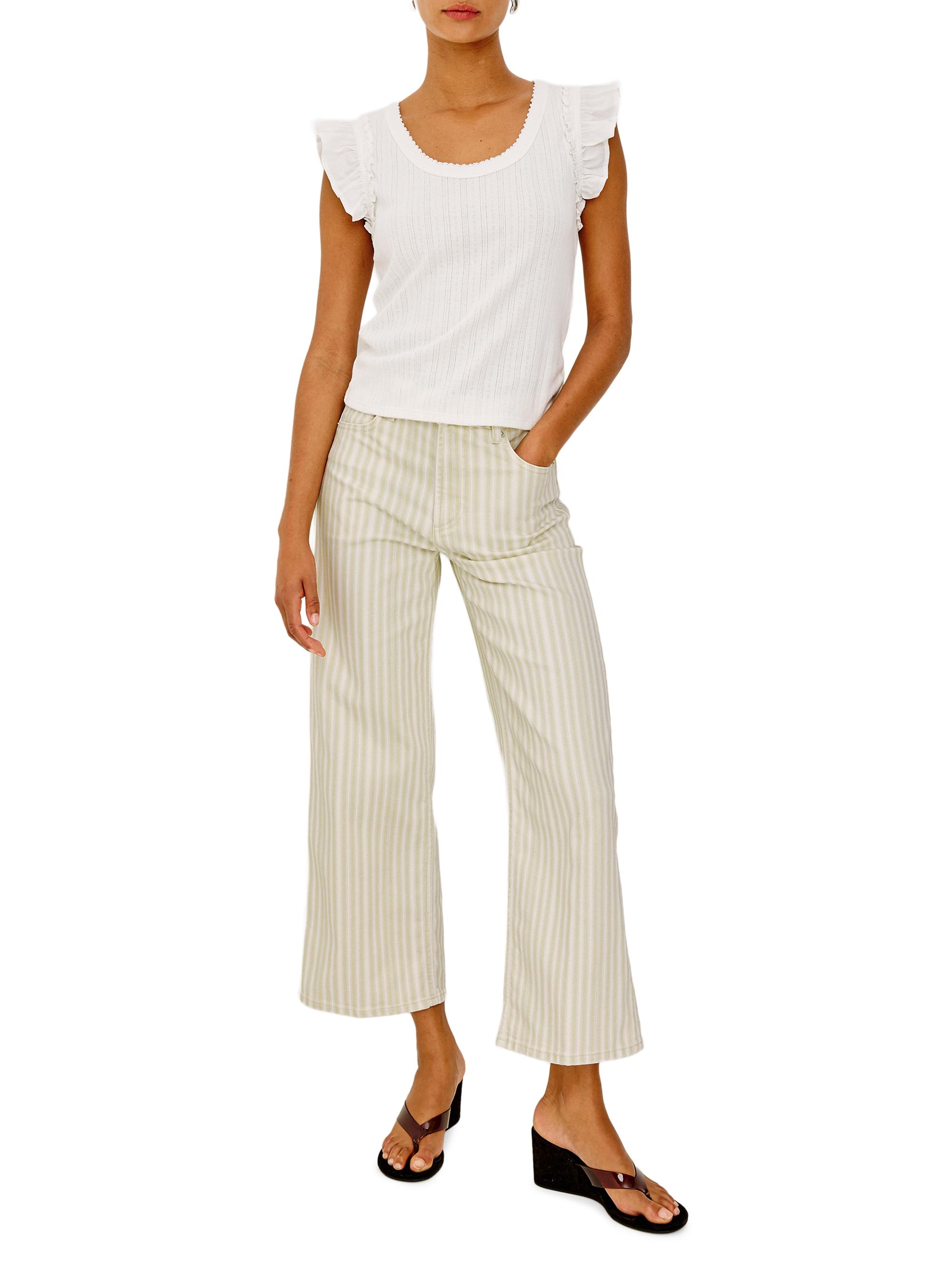 Rails Women's Getty Striped Crop Jeans - Malibu Stripe | Thumbnail 2