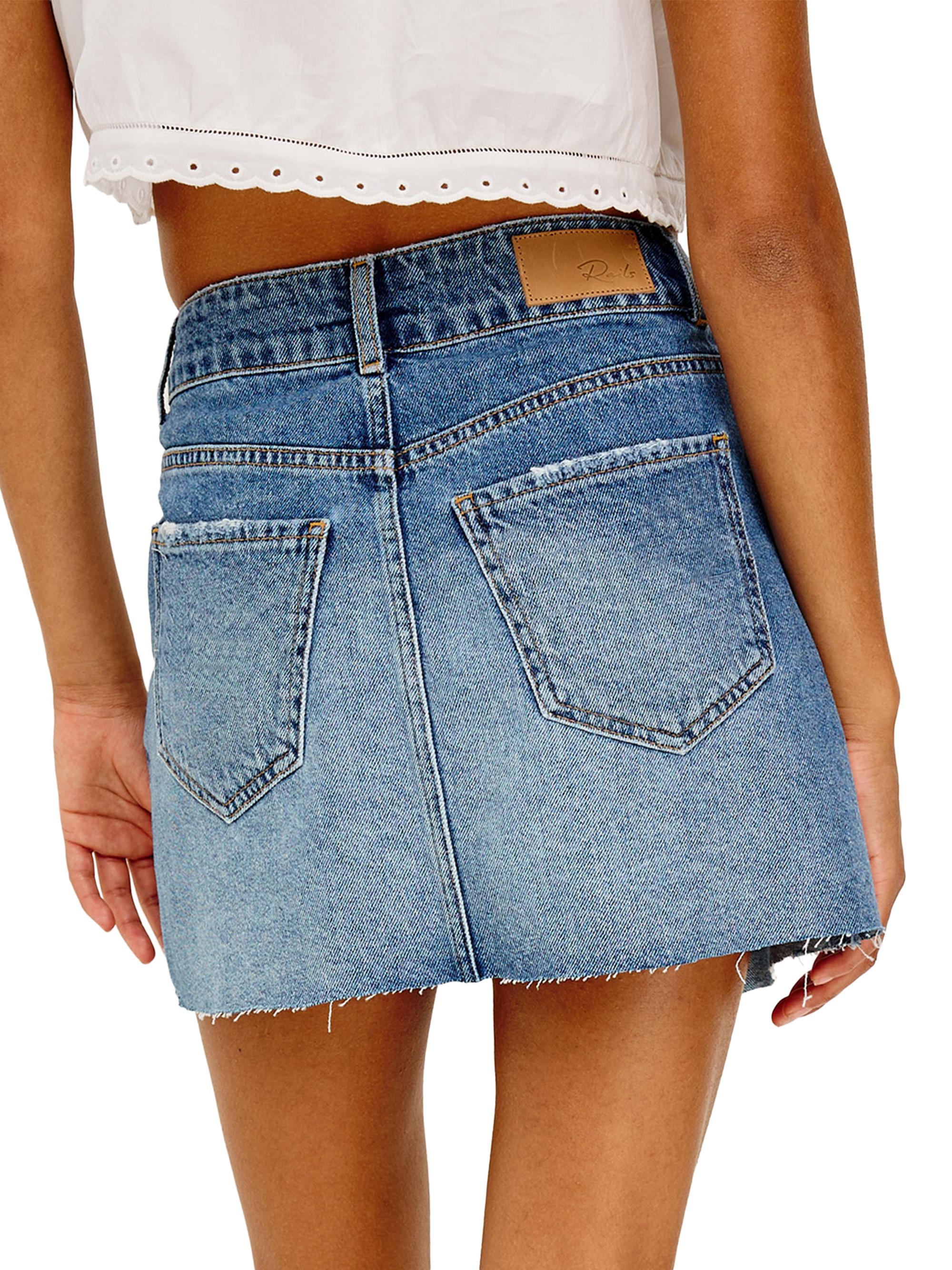 Rails Women's Huntington Denim Miniskirt - Windsurf | Thumbnail 4