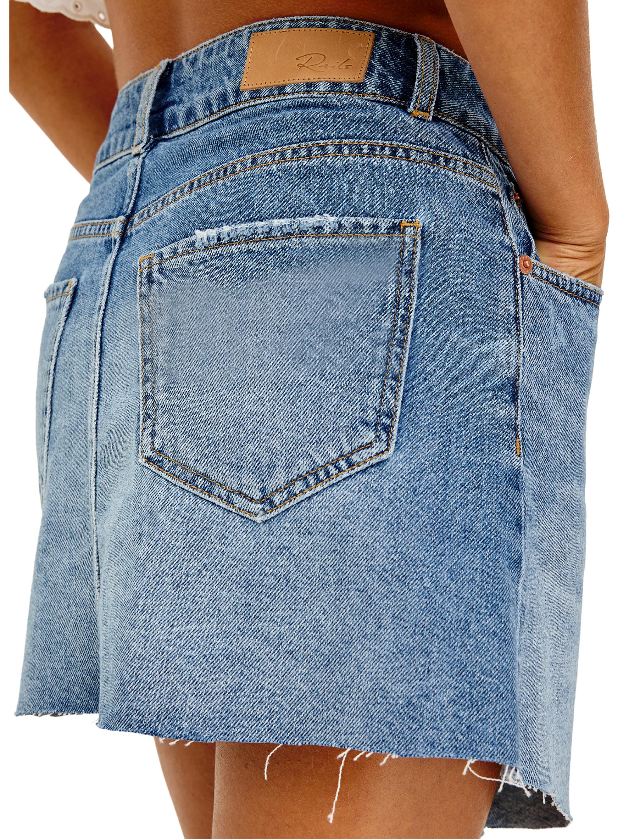Rails Women's Huntington Denim Miniskirt - Windsurf | Thumbnail 6