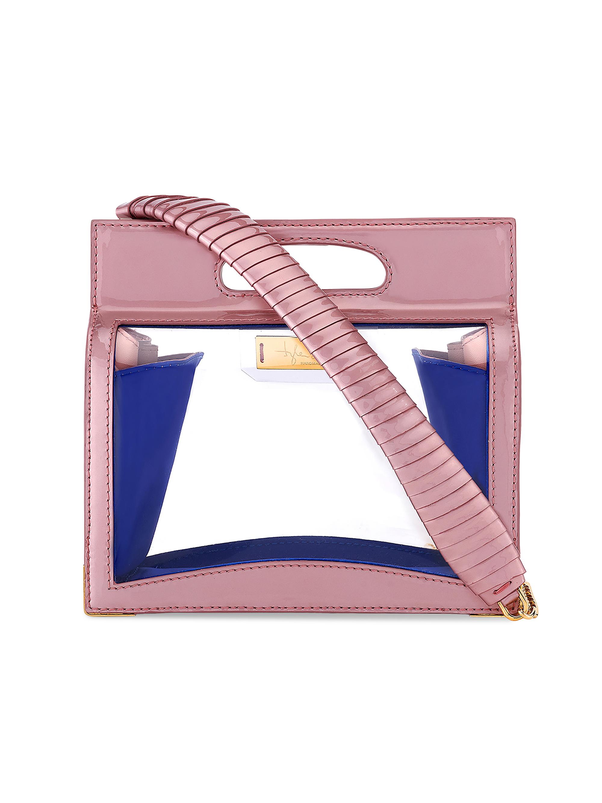 Tyler Ellis Women's Stella Top Handle Bag Tall in Miami Patent Leather - Opalescent Rose