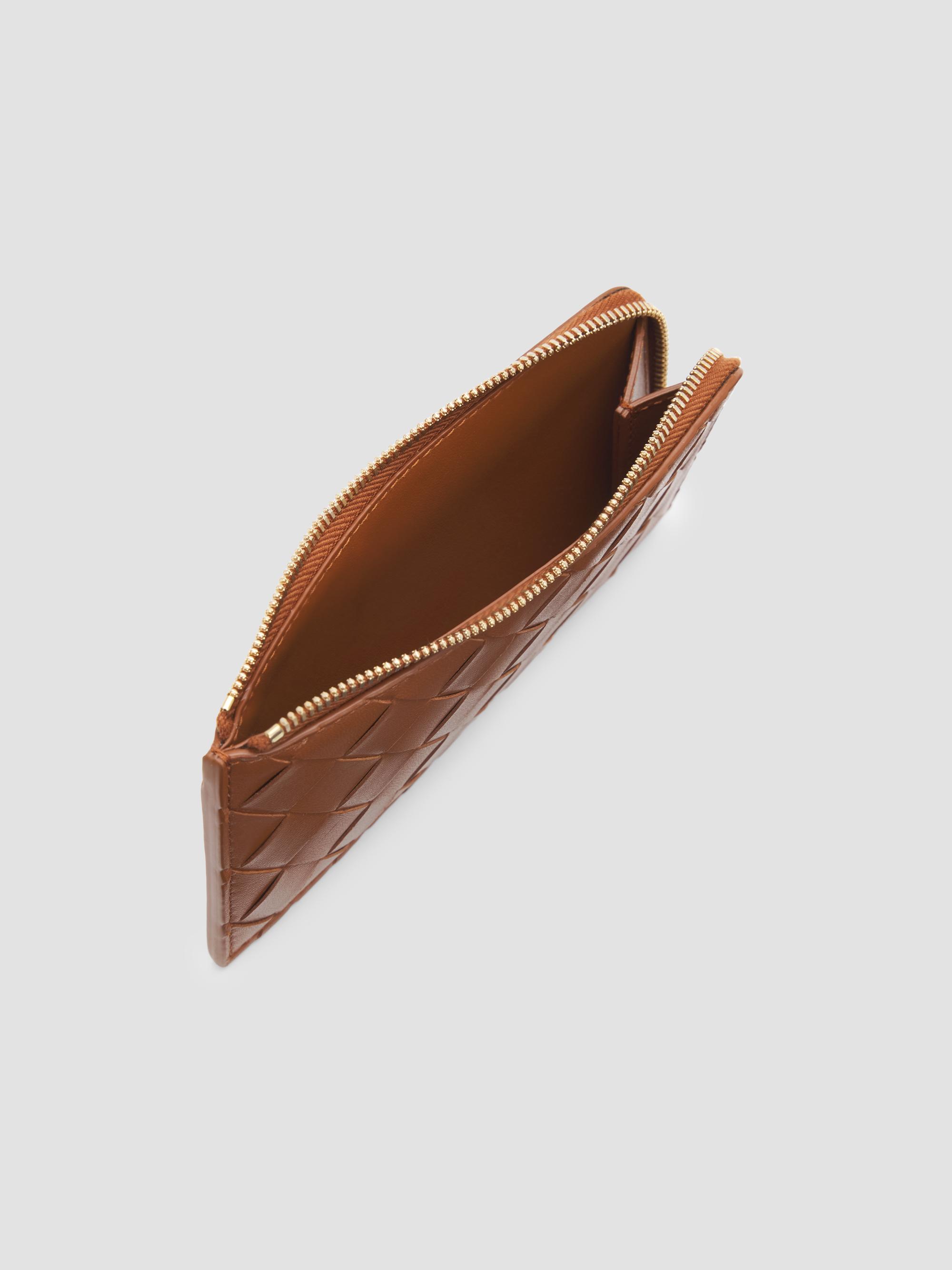 Bottega Veneta Intrecciato Leather Card Holder | Saks Fifth Avenue