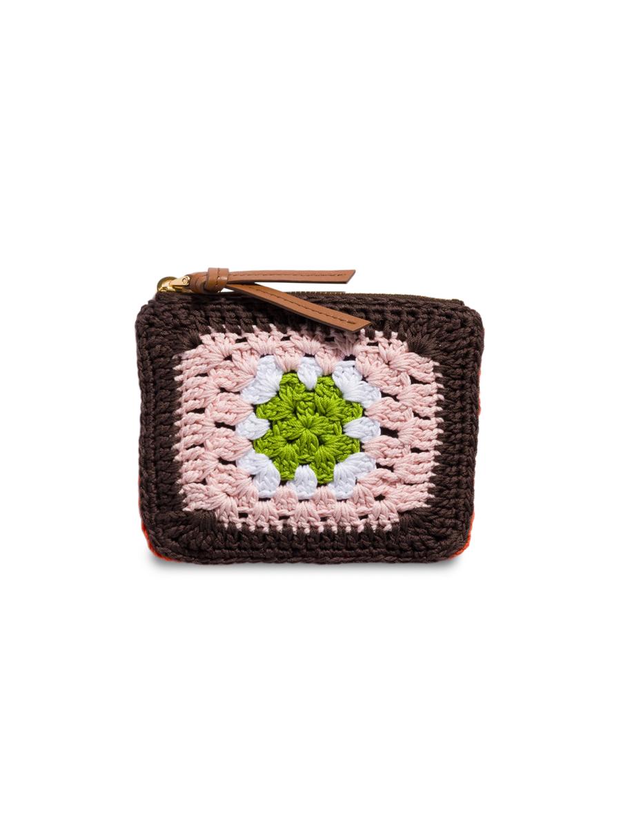 Miu Miu Crochet Zipper Pouch | Saks Fifth Avenue