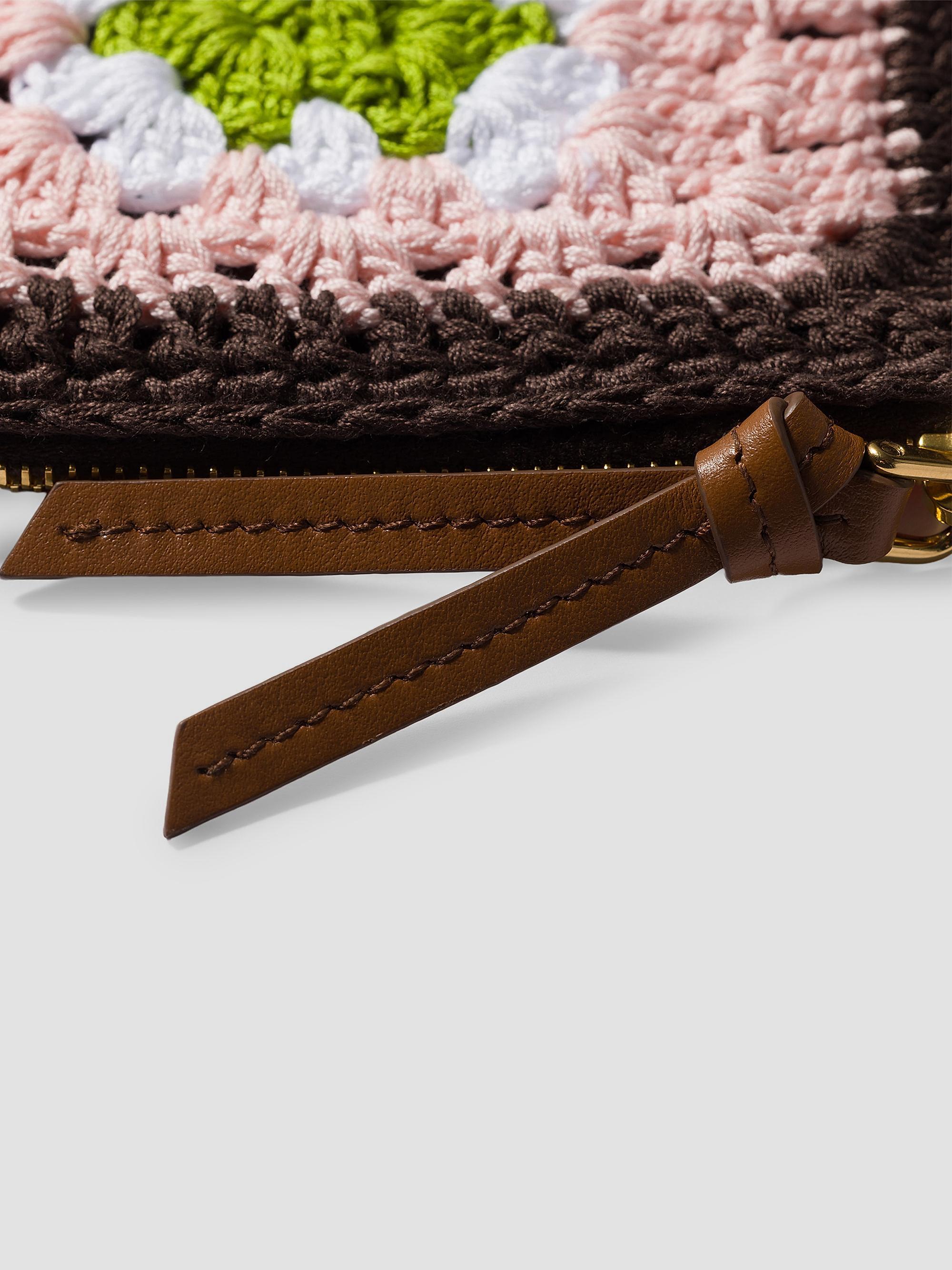 miumi‪‪❤︎‬ Miu Miu Crochet Zipper Pouch | Saks Fifth Avenue