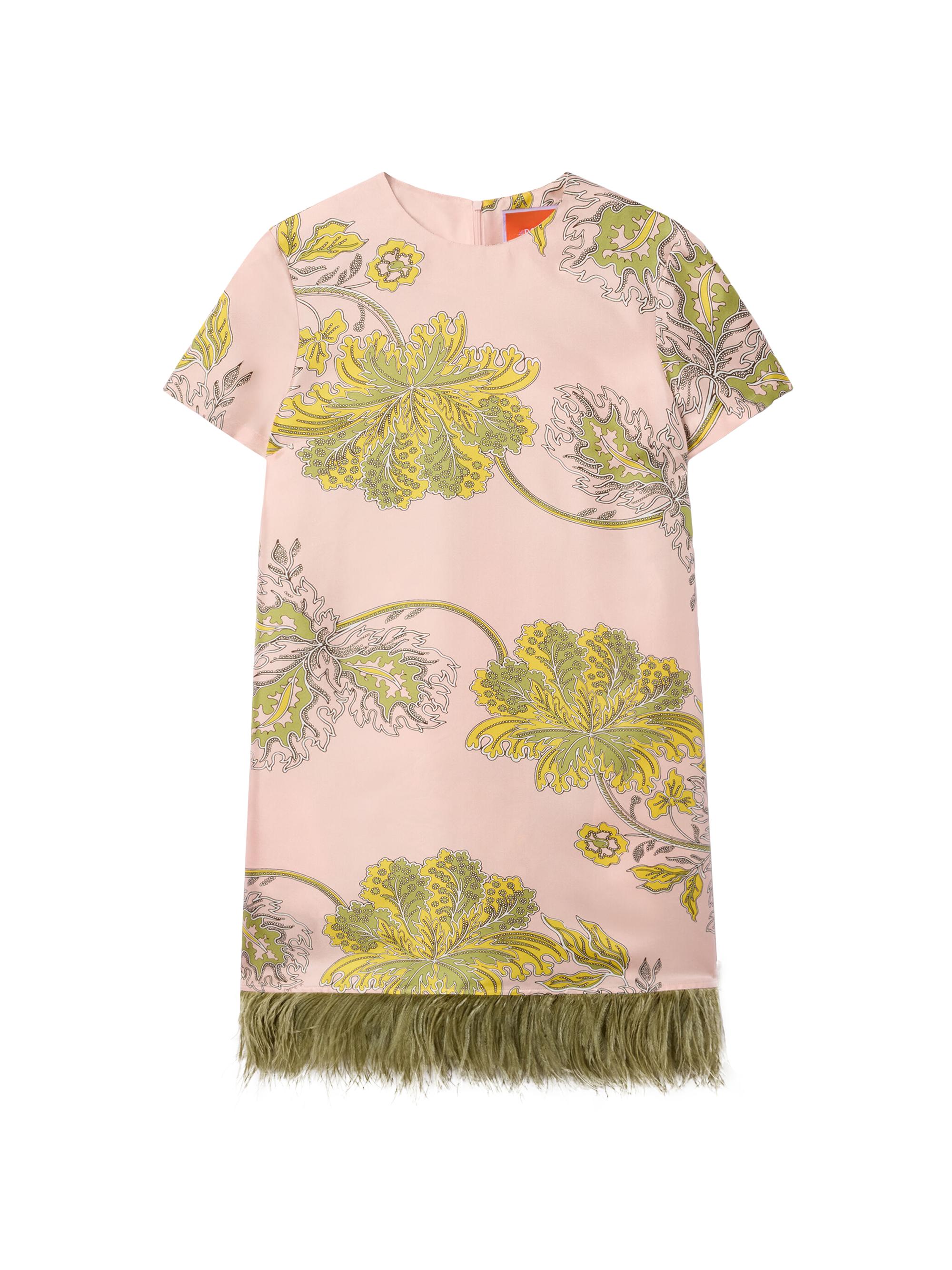 La DoubleJ Women's Mini Swing Dress - Swathe Pink