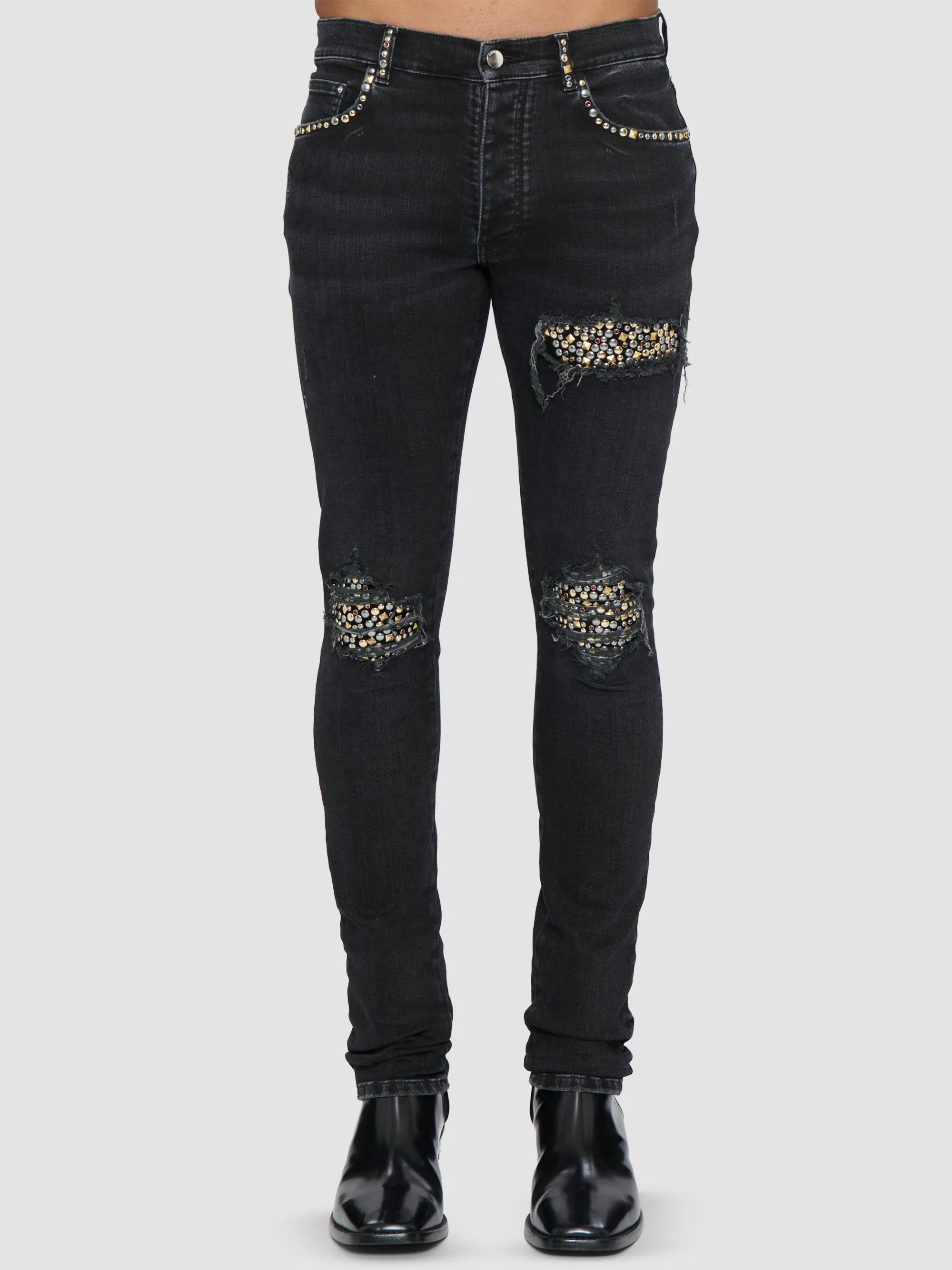 Amiri MX1 Distressed Skinny Jeans | Saks Fifth Avenue