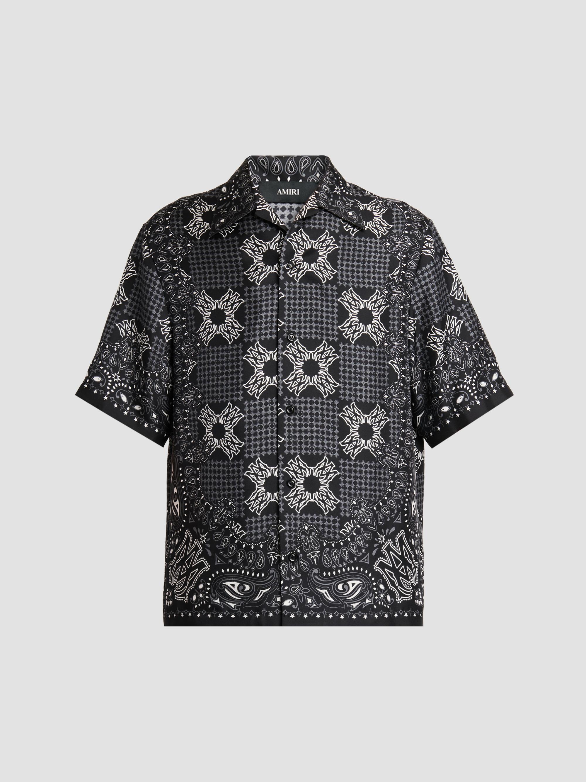 Amiri Bleach Bandana Bowling Shirt | Saks Fifth Avenue