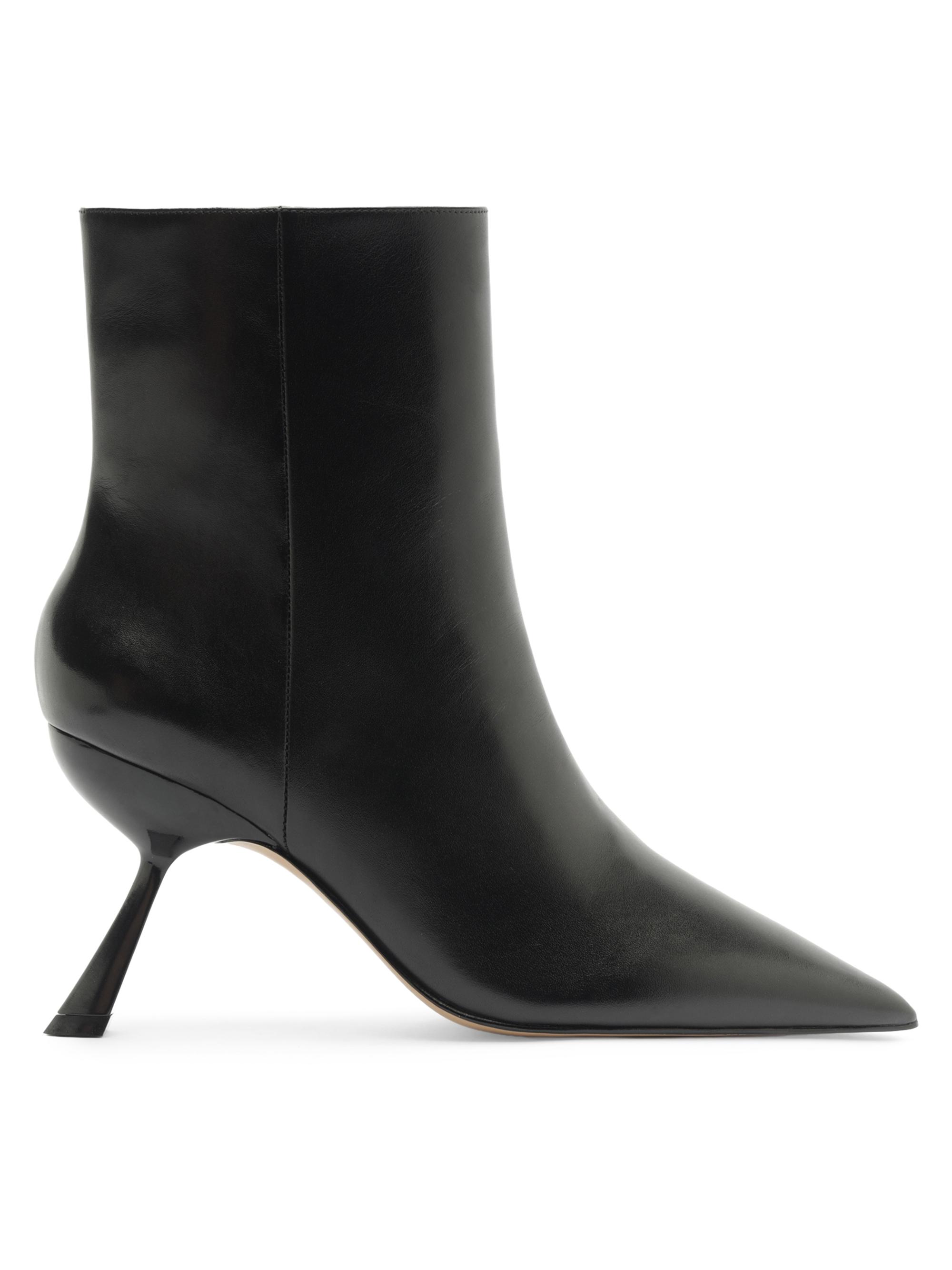 Alexandre Birman Women's Natalie 85MM Leather Ankle Boots - Black