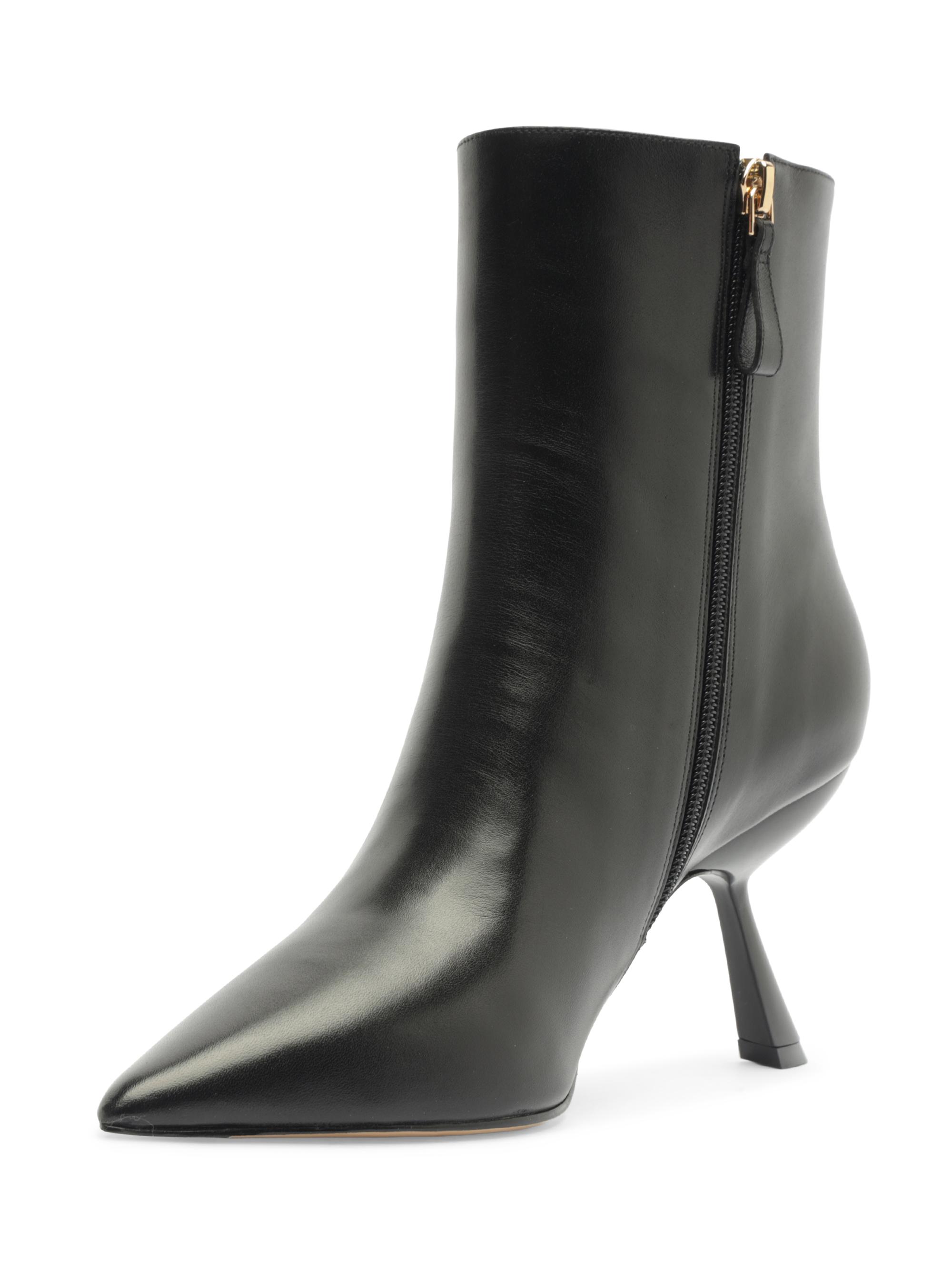 Alexandre Birman Women's Natalie 85MM Leather Ankle Boots - Black | Thumbnail 4