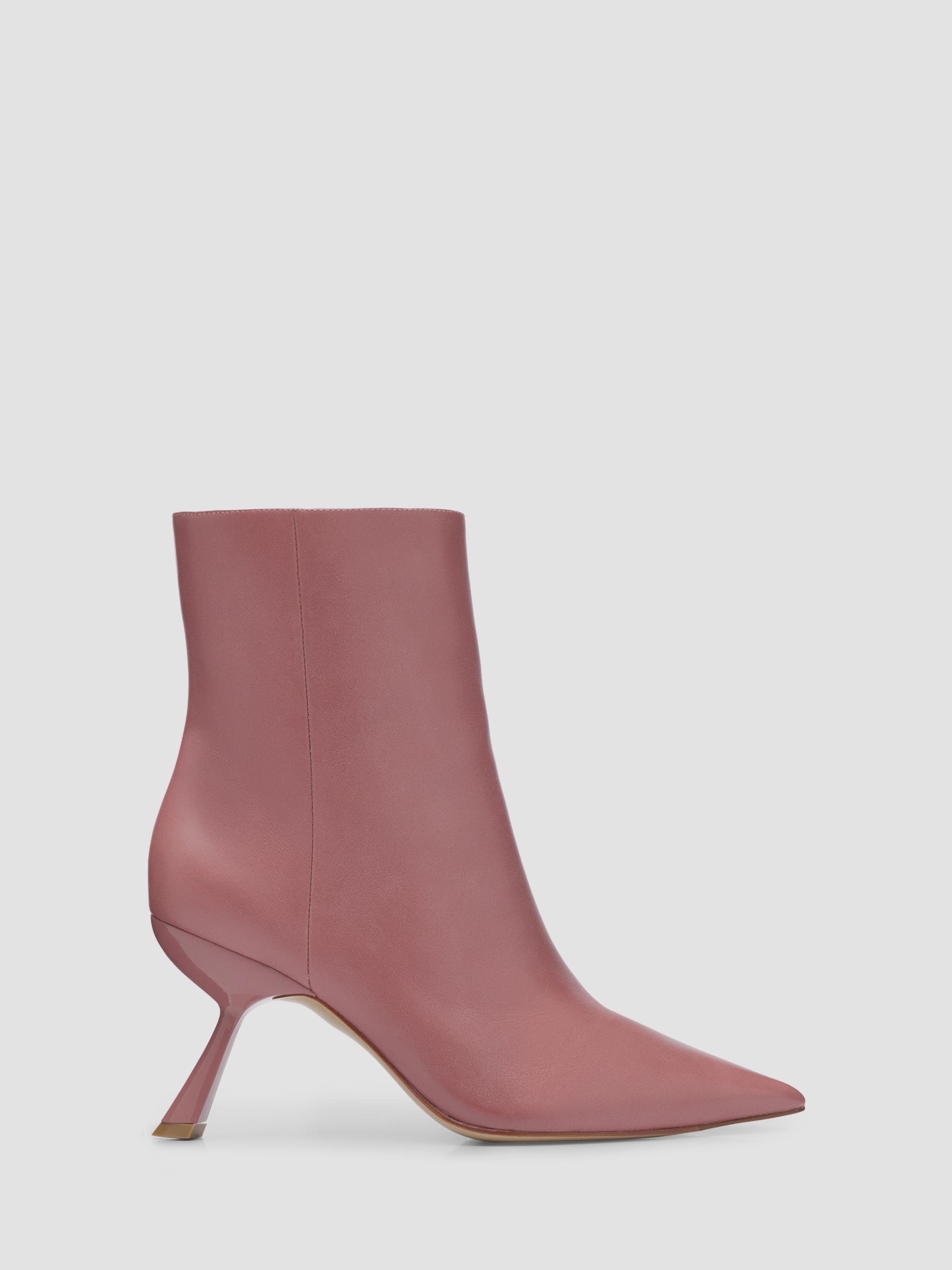 Alexandre Birman Women's Natalie 85MM Leather Ankle Boots - Clay | Thumbnail 4