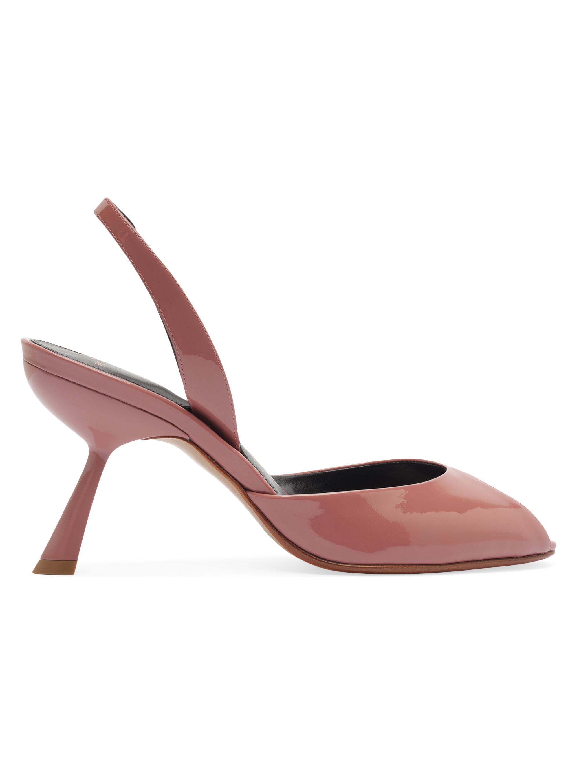 Alexandre Birman Women's Miranda 85MM Patent Leather Slingback Pumps - Clay