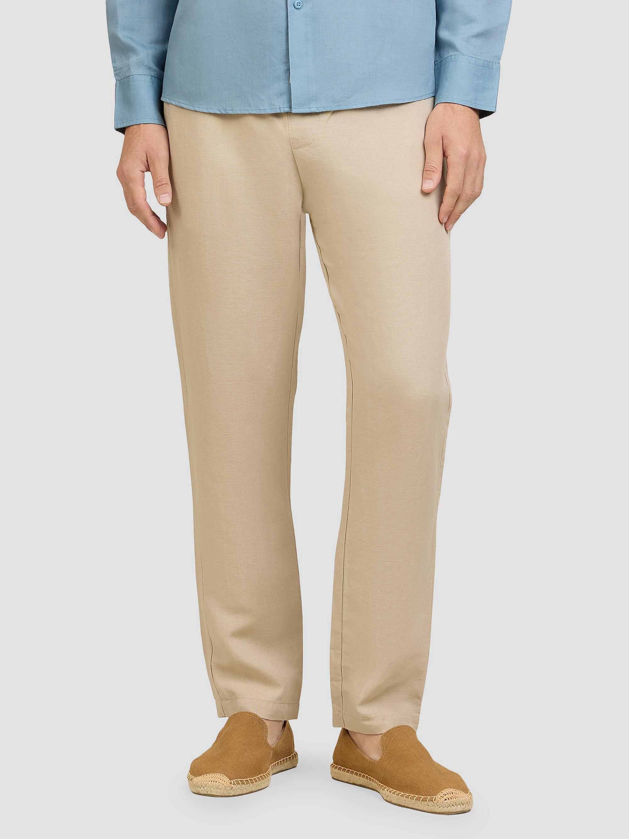 Onia Men's Air Linen-Blend Drawstring Pants - Dune | Thumbnail 3