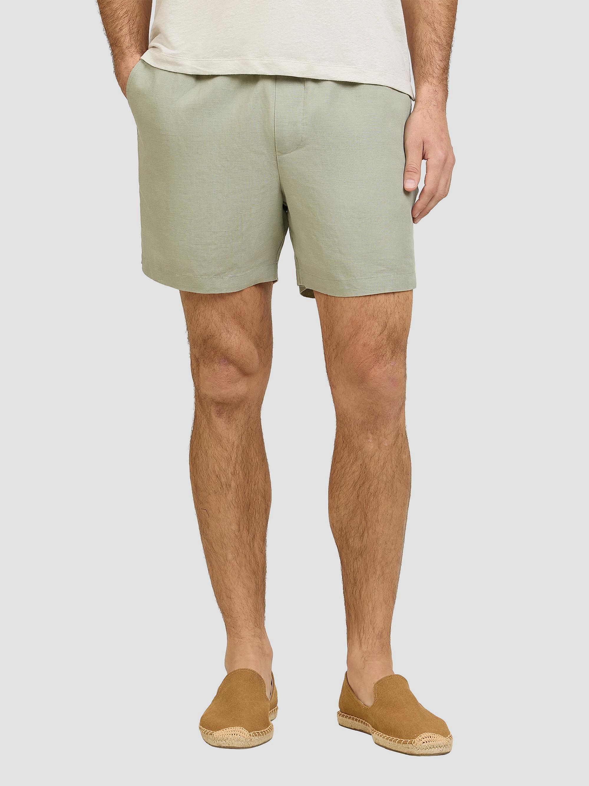 Onia Men's Air Linen-Blend Shorts - Elm | Thumbnail 5
