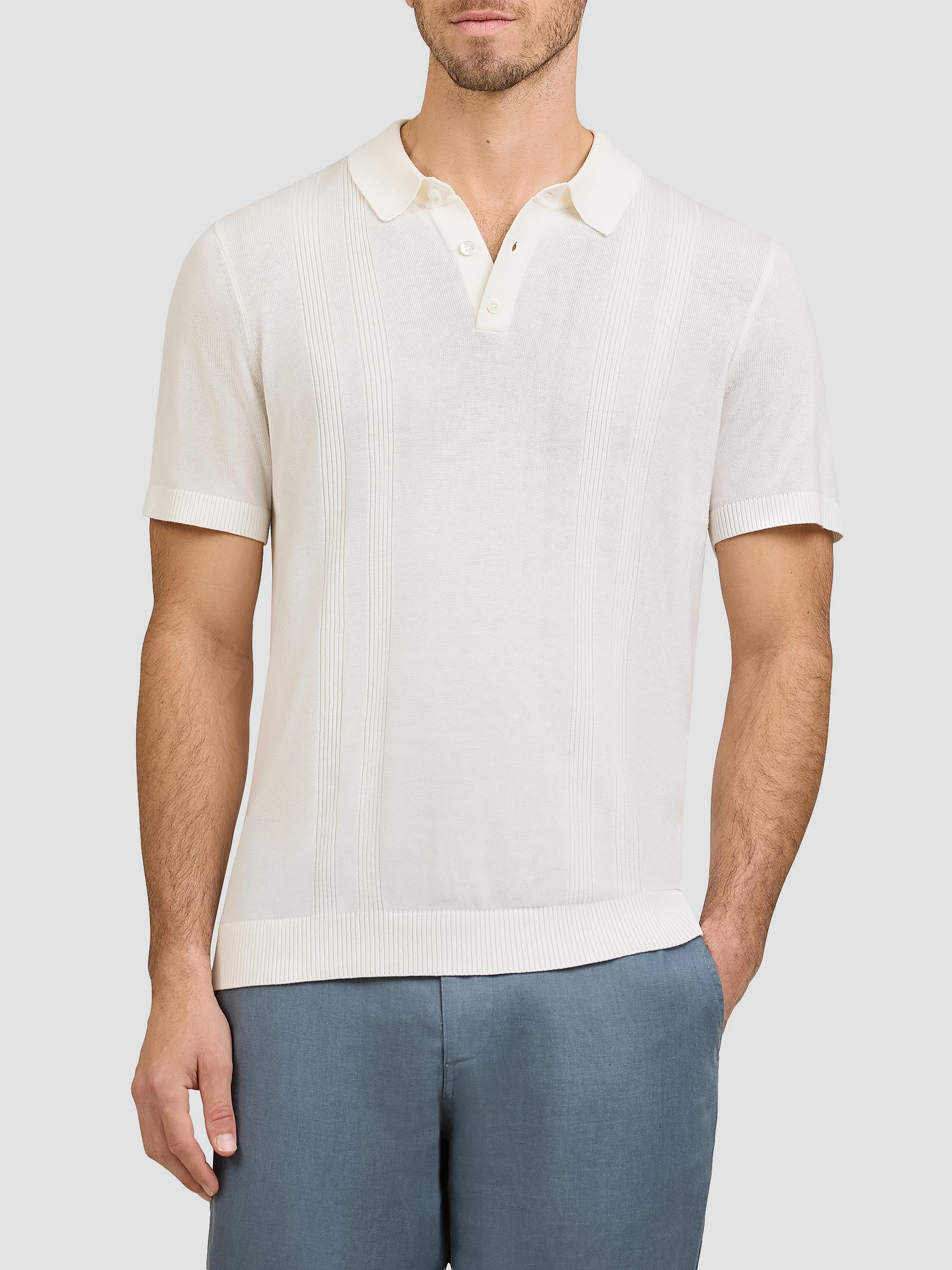 Onia Men's Rib-Knit Polo Shirt - | Thumbnail 5