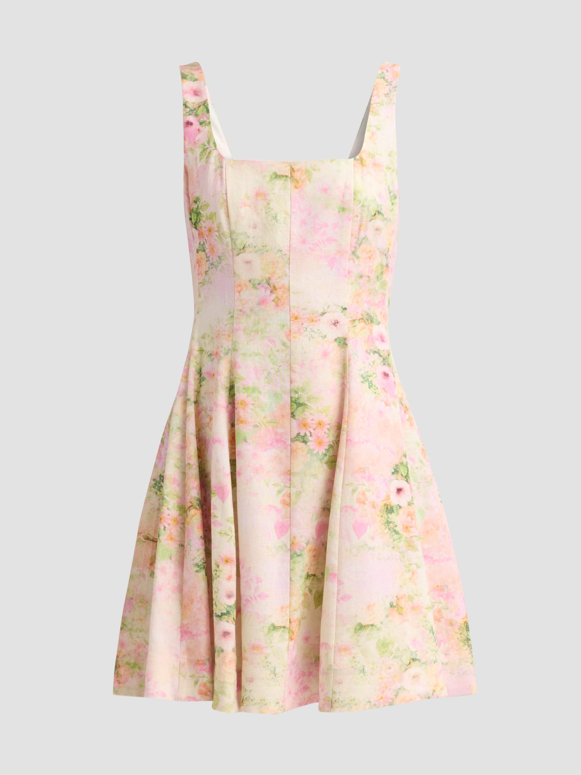 Generation Love Women's Courtney Floral Mini Dress - Rose Cloud