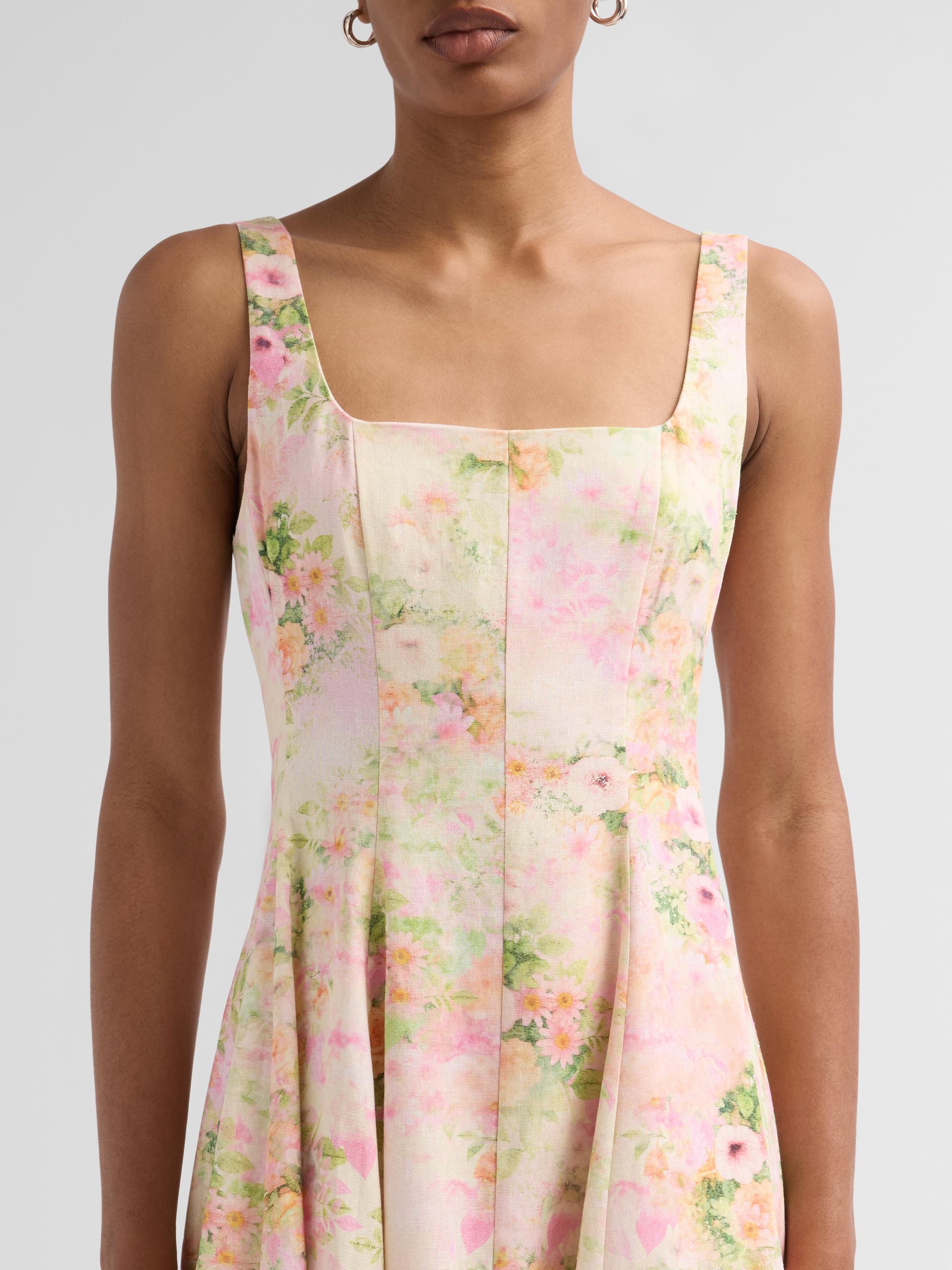 Generation Love Women's Courtney Floral Mini Dress - Rose Cloud | Thumbnail 5