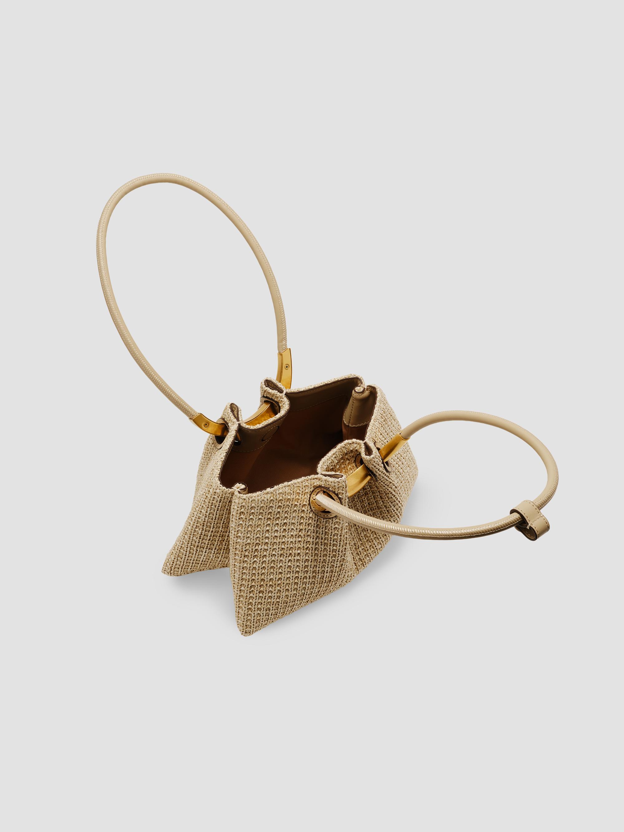 Cult Gaia Asa Pierced Raffia Shoulder Bag | Saks Fifth Avenue