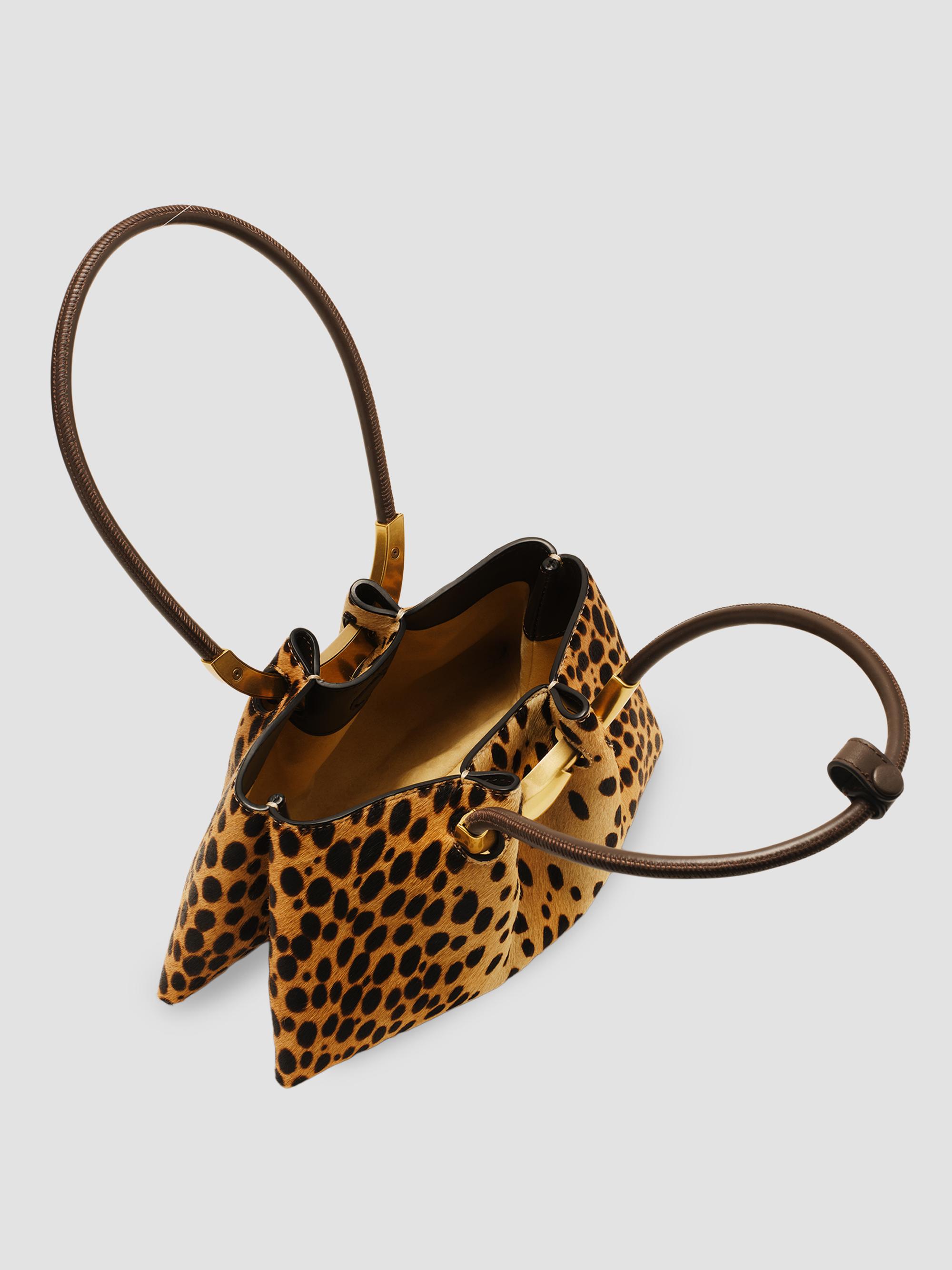 Cult Gaia Asa Cheetah Print Hair-On-Hide Shoulder Bag | Saks Fifth