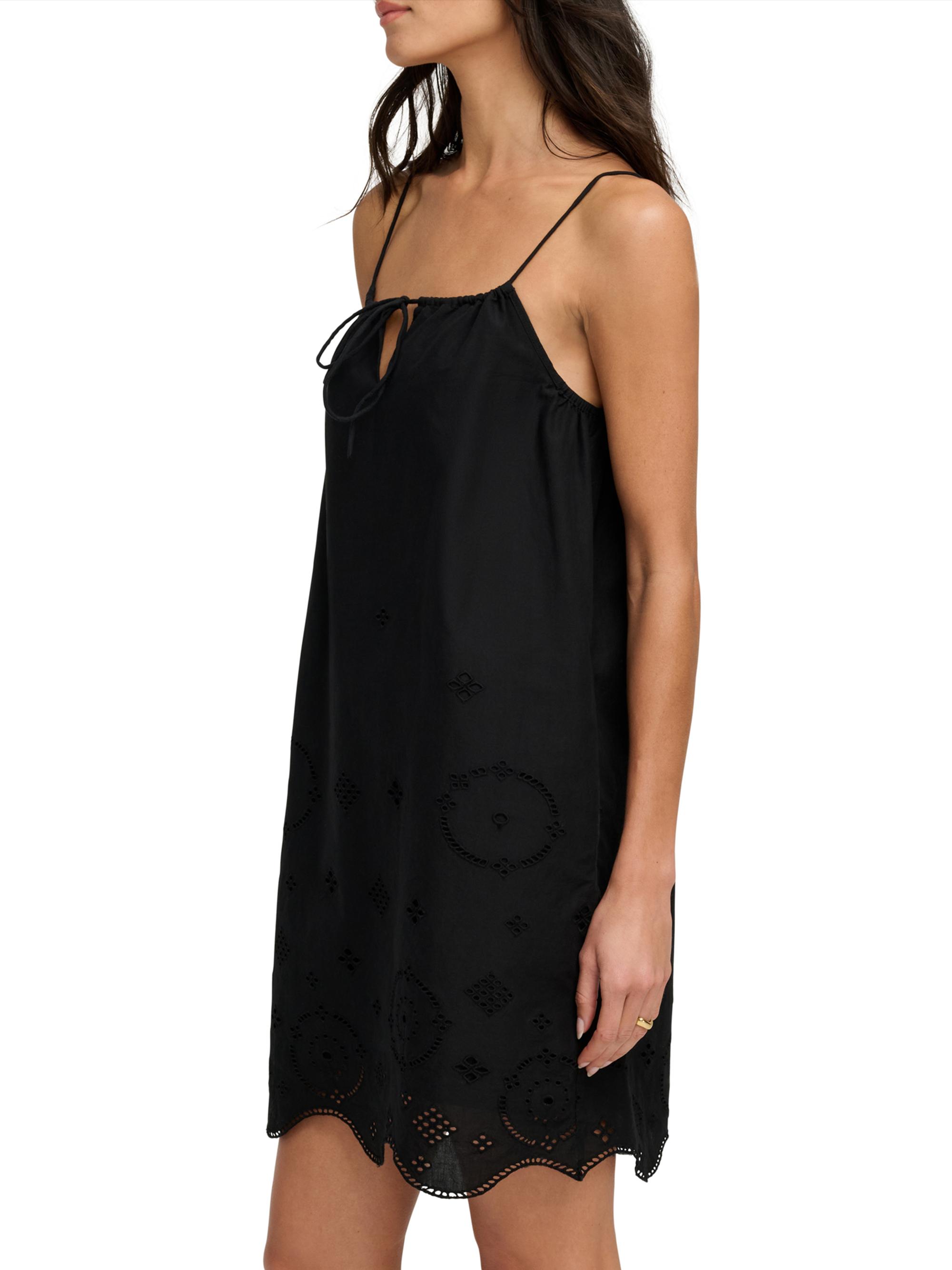 Favorite Daughter Women's The Pretty Please Eyelet Minidress - Black | Thumbnail 4