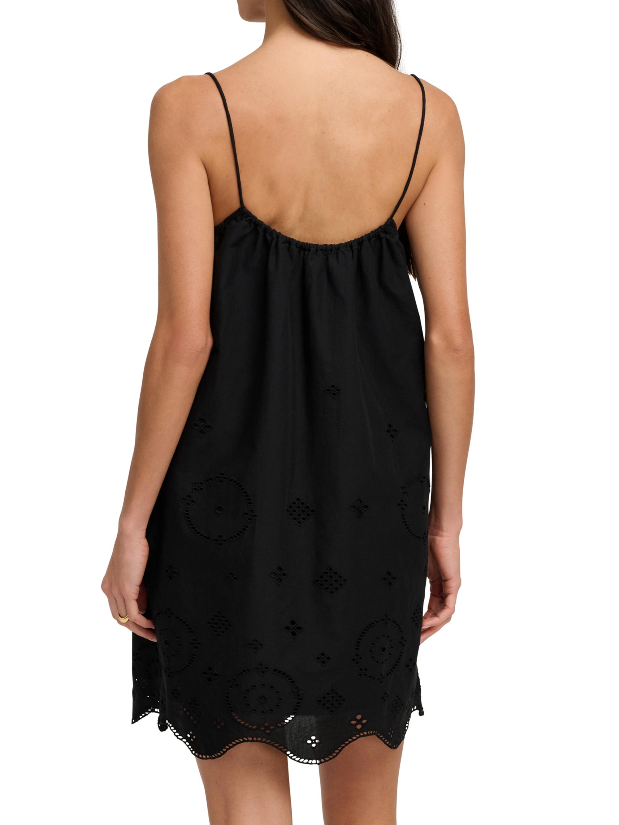 Favorite Daughter Women's The Pretty Please Eyelet Minidress - Black | Thumbnail 5