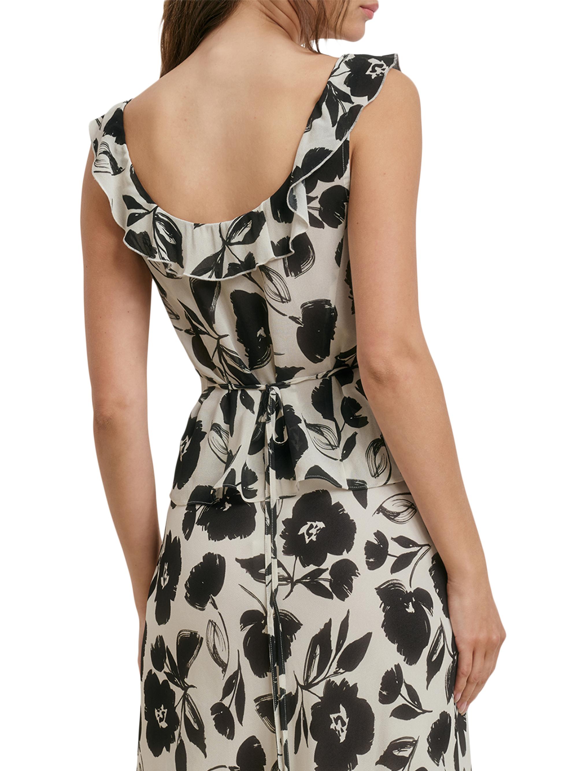 Favorite Daughter Women's The Love Note Brushed Floral Top - Brushed Neutral | Thumbnail 6