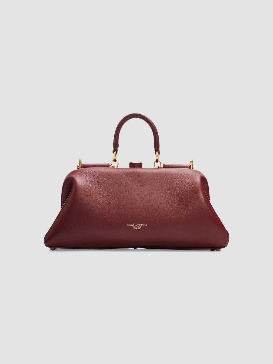 Dolce&Gabbana Nonna Small Leather Satchel | Saks Fifth Avenue