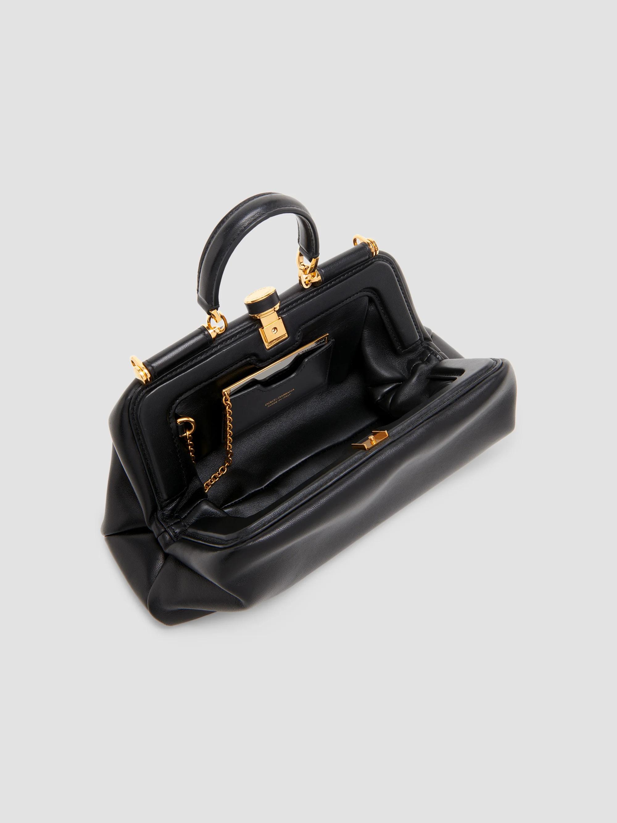 Dolce&Gabbana Nonna Small Leather Satchel | Saks Fifth Avenue