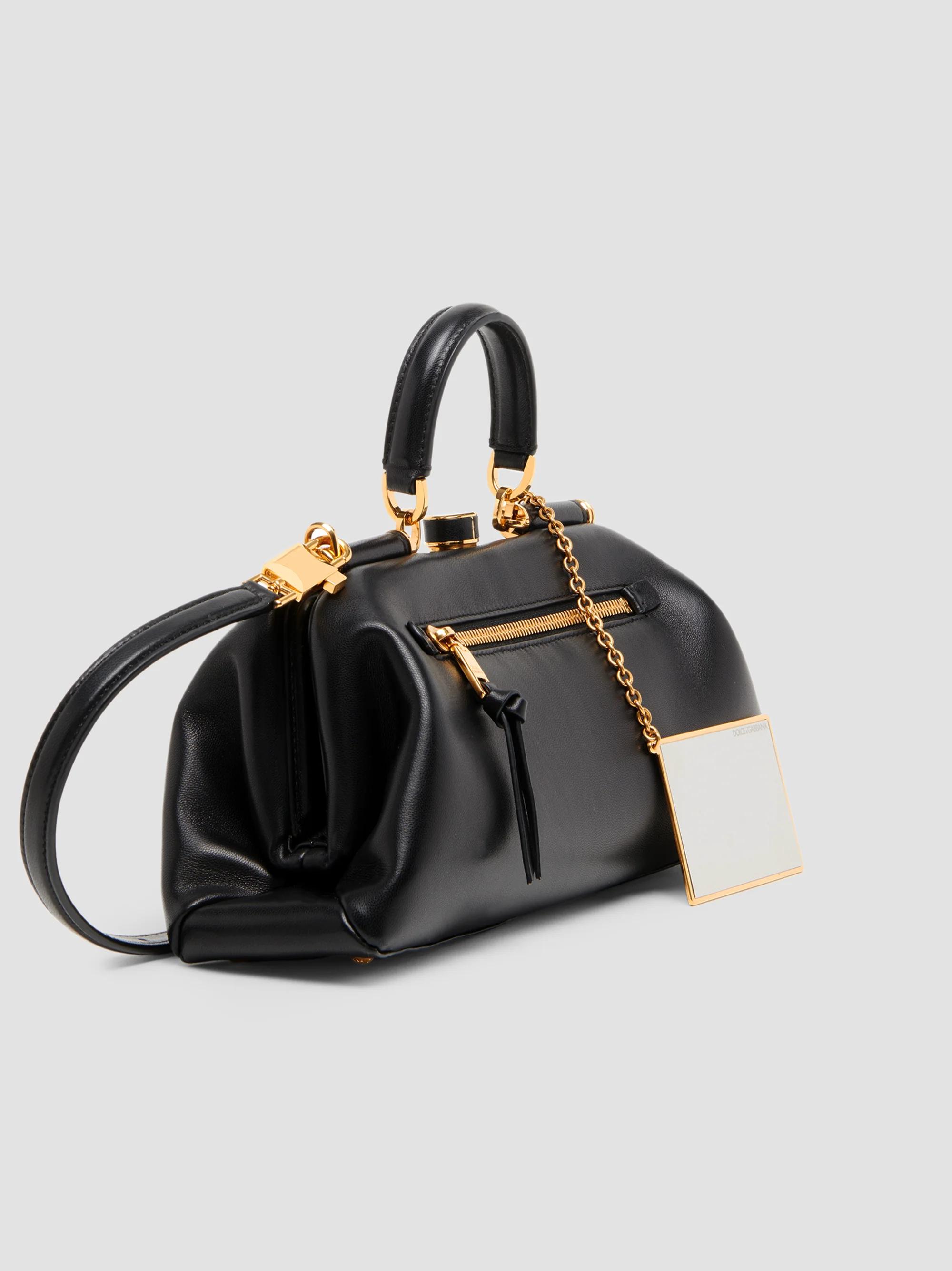 Dolce&Gabbana Nonna Small Leather Satchel | Saks Fifth Avenue